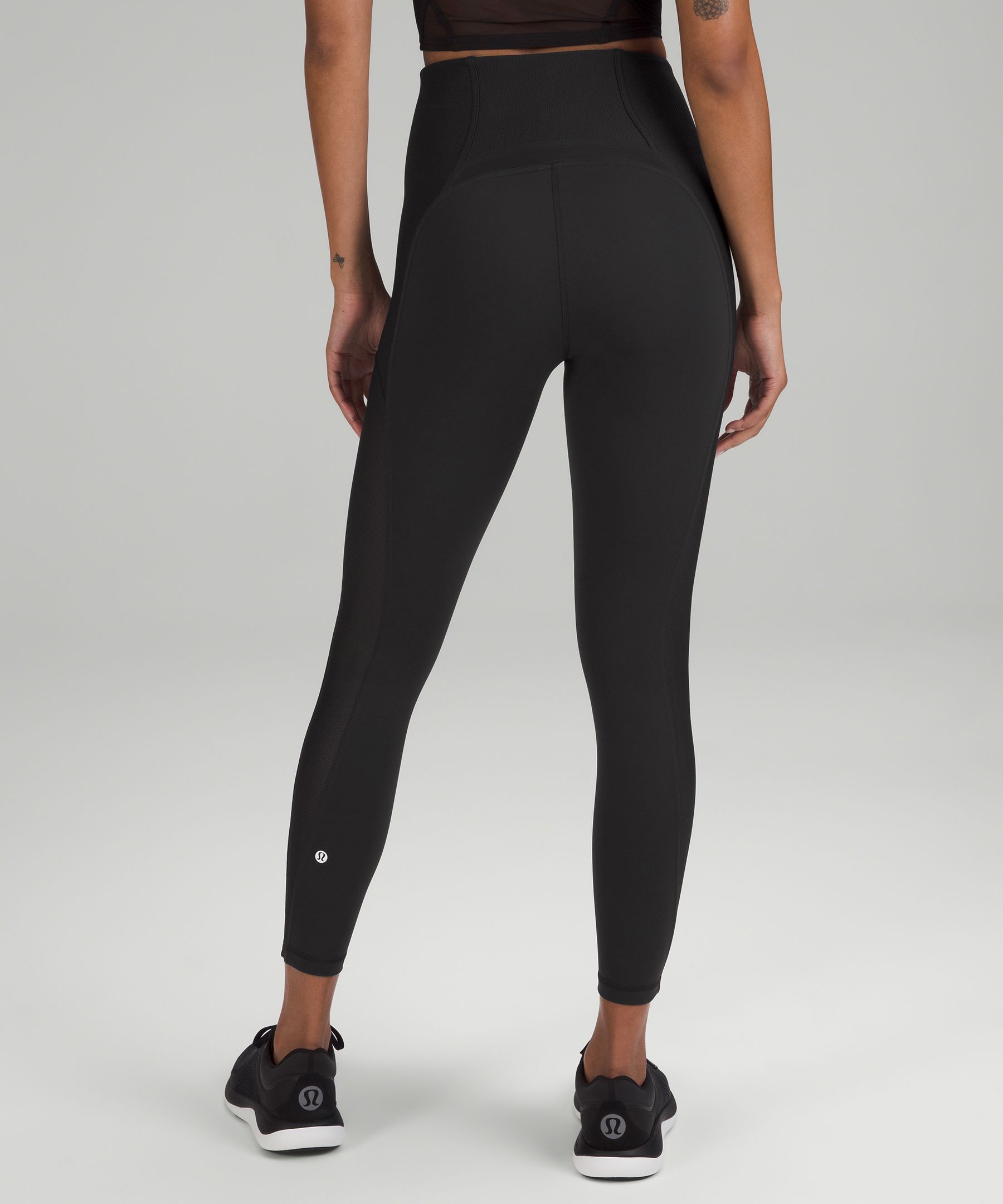 Lululemon Everlux And Mesh Super-high-rise Training Crop 21