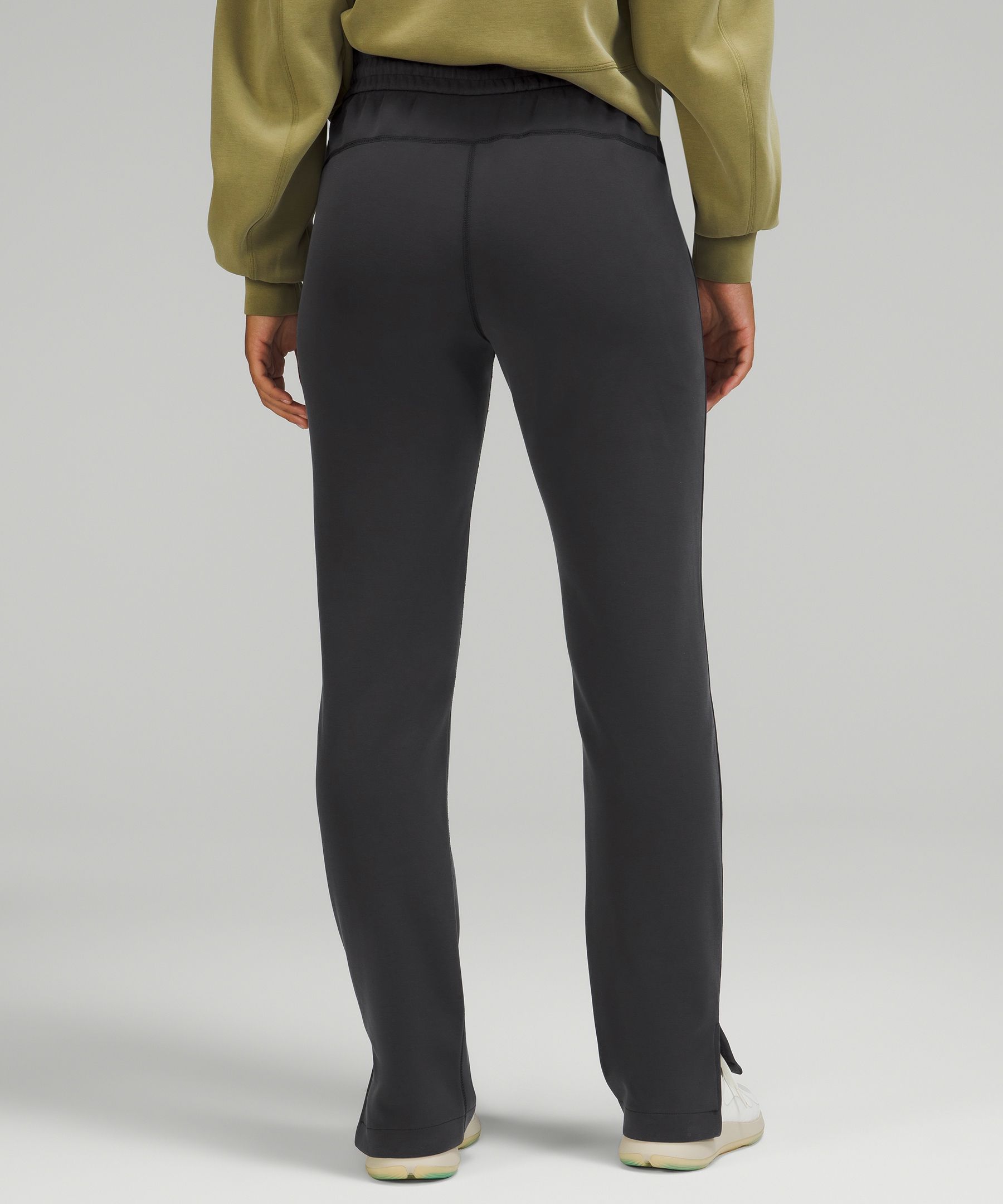 Lululemon Softstreme Relaxed High-Rise Pant - Black - lulu fanatics