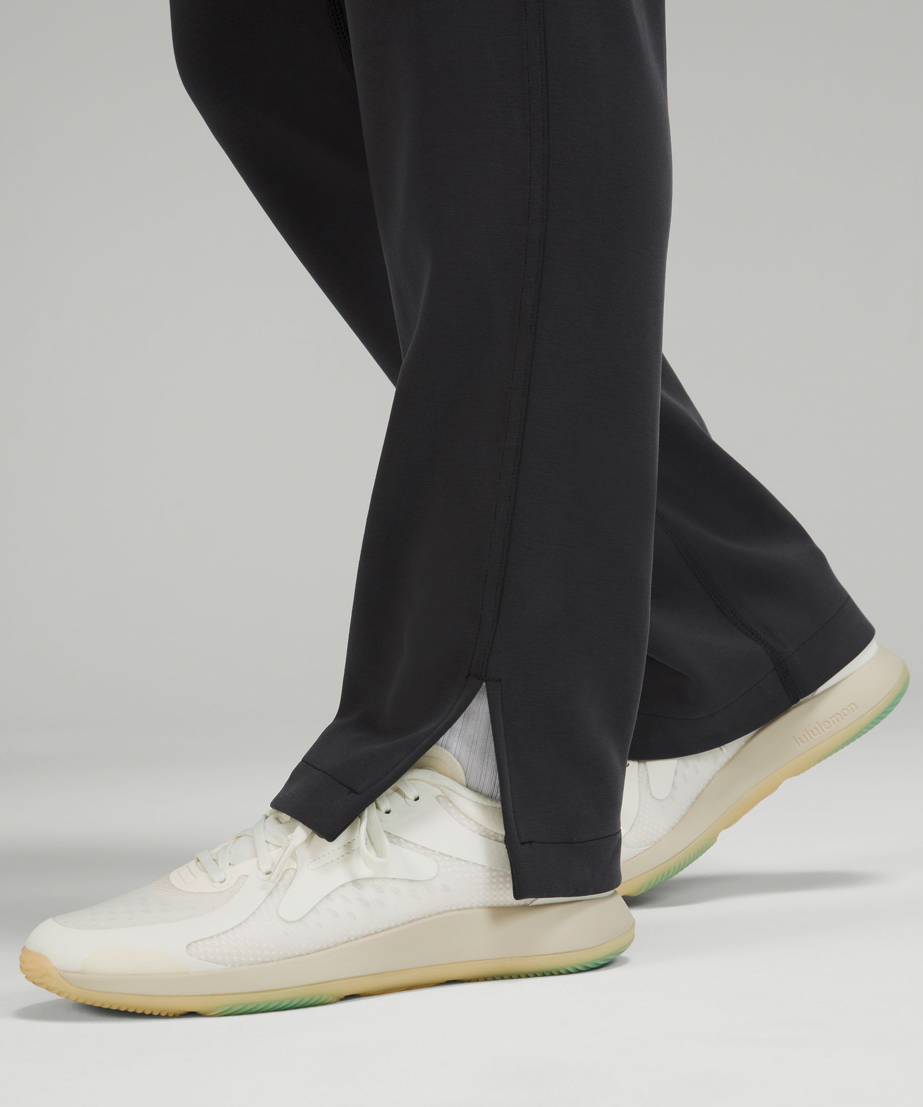 Brushed Softstreme Split-Hem High-Rise Pant