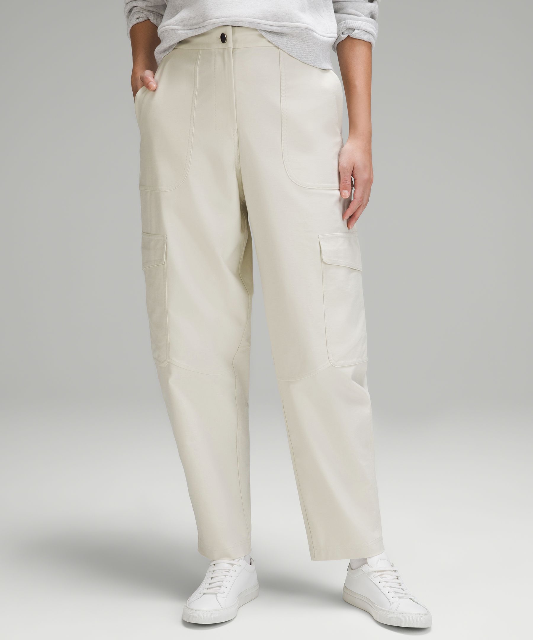 Women's Polyester Work Casual Cargo Pants Pants Temperament