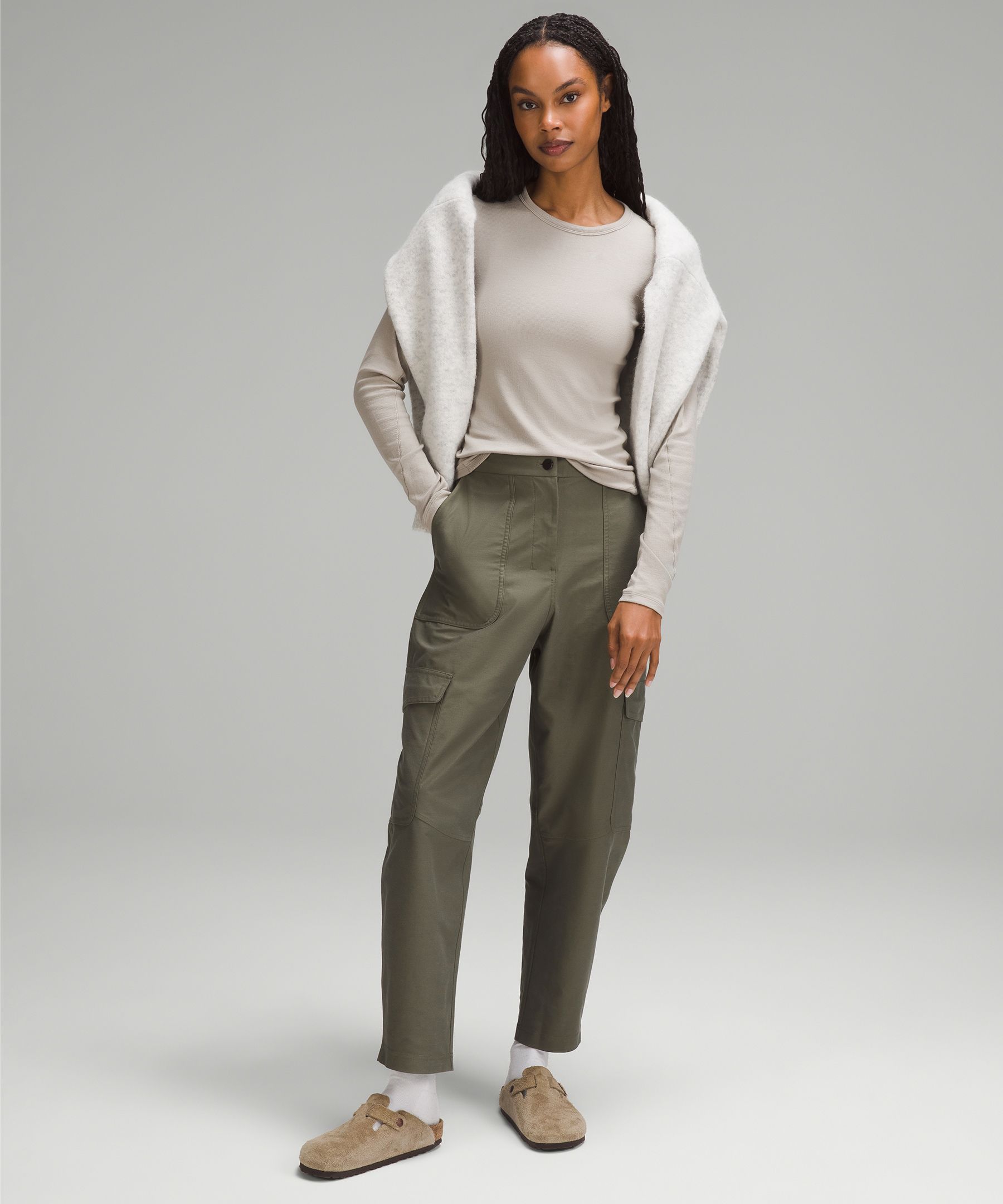 Lululemon athletica City Sleek Barrel-Leg Pant *Light Utilitech, Women's  Trousers