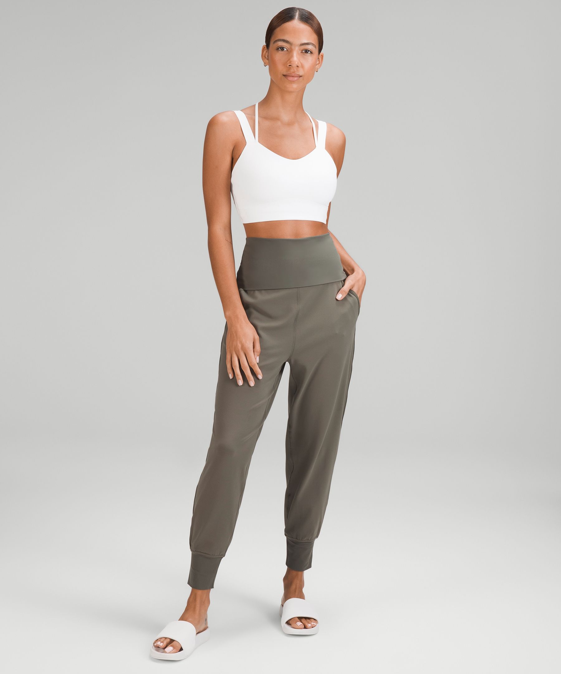 Lululemon Align™ Super-high-rise Ribbed-waist Joggers Full Length