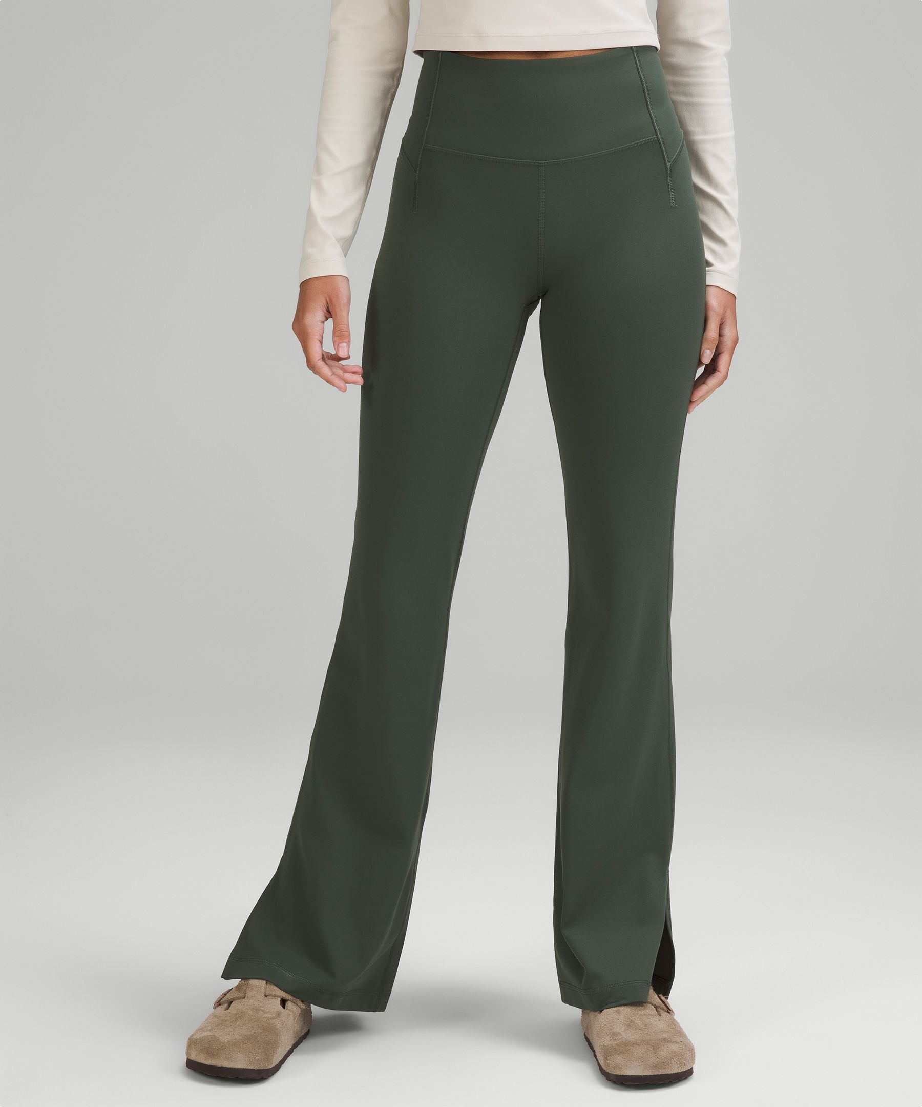 Lululemon - Groove Super-High-Rise Split-Hem Flared Pant Nulu Online Only