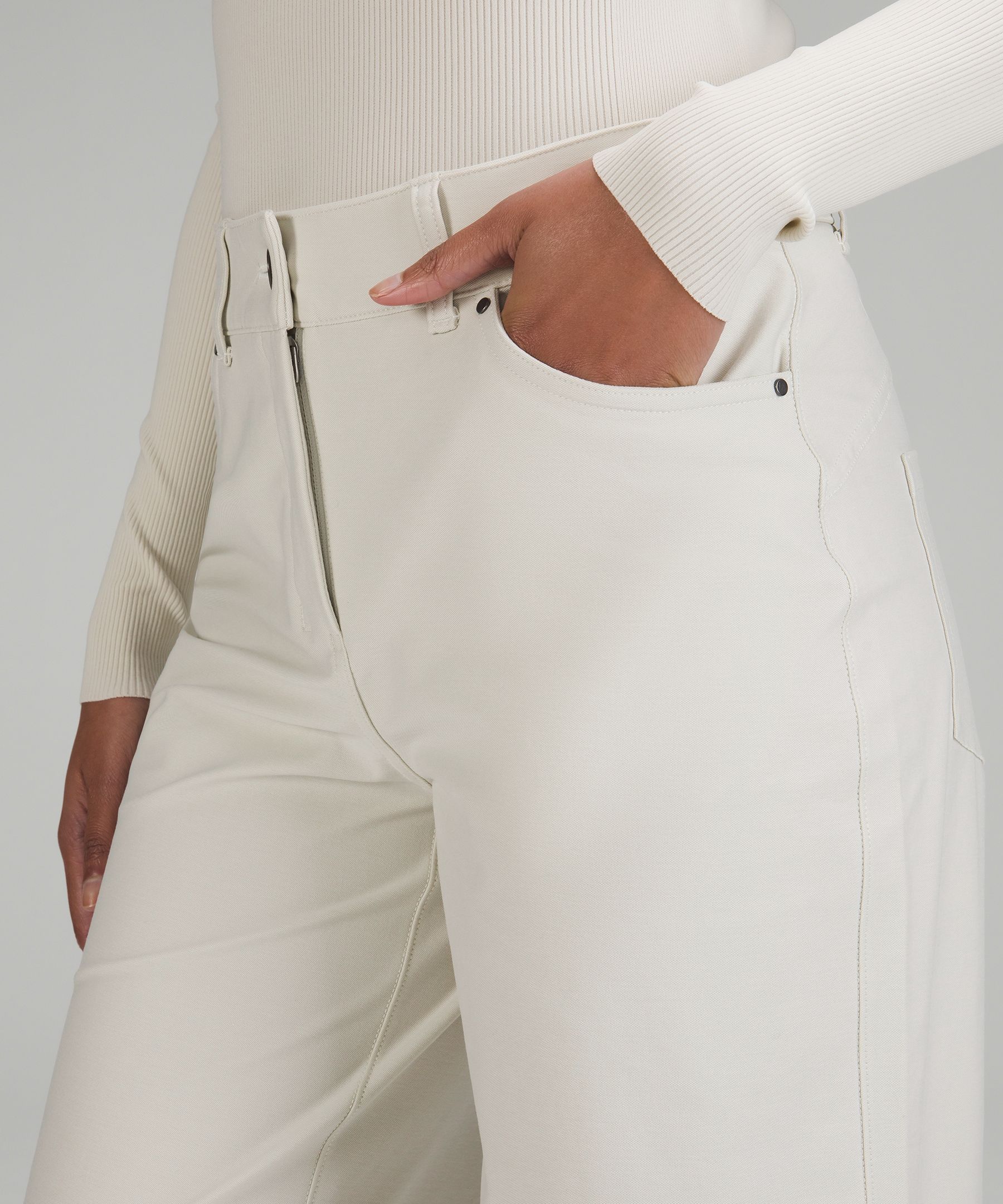 City Sleek 5 Pocket High-Rise Wide-Leg Pant Full Length *Light Utilitech, Women's Trousers