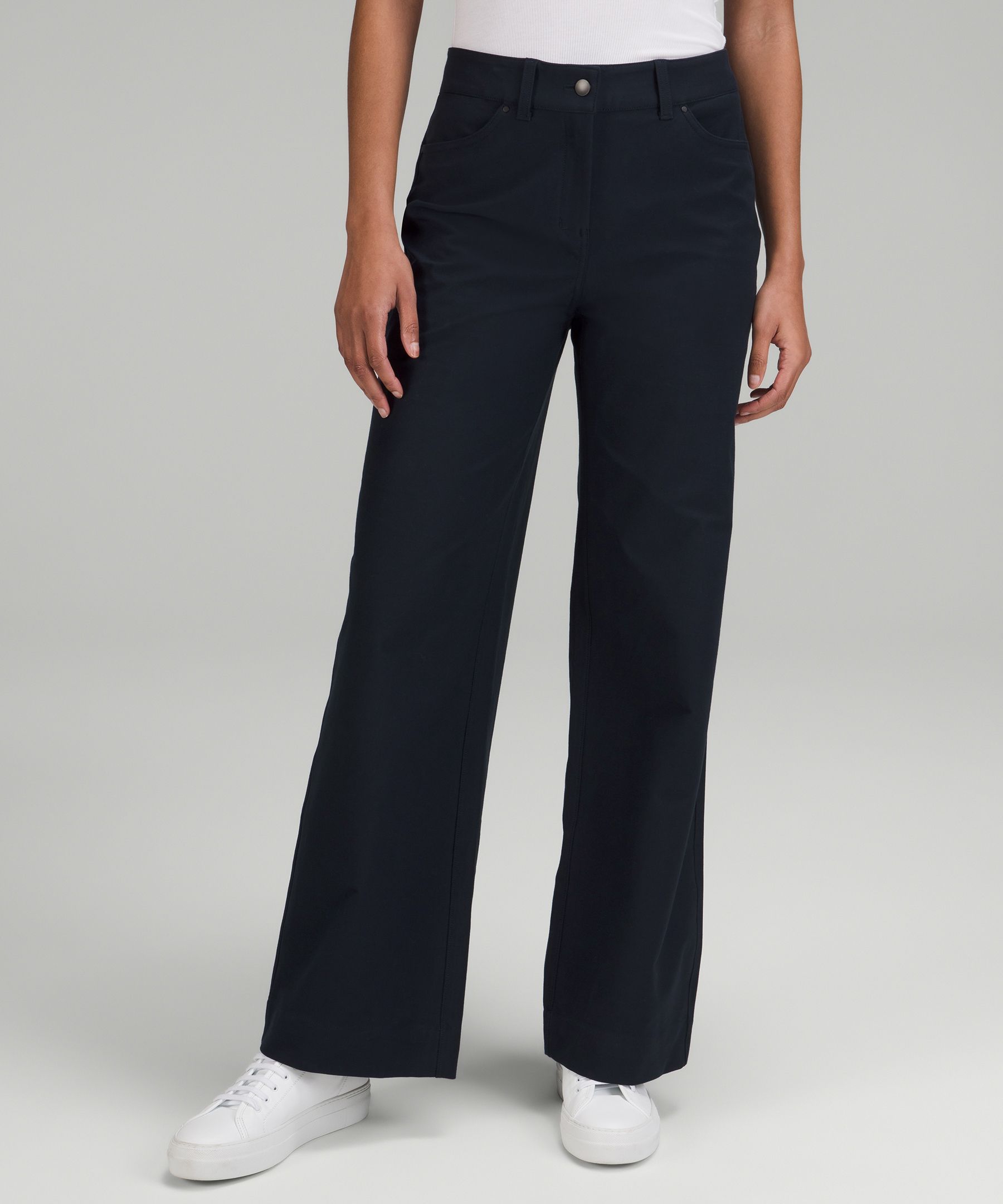 City Sleek 5 Pocket High-Rise Wide-Leg Pant Full Length *Light Utilitech, Women's Trousers