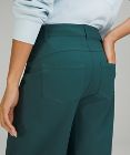 Pantalon City Sleek taille haute à jambe large et cinq poches *Utilitech léger pleine longueur
