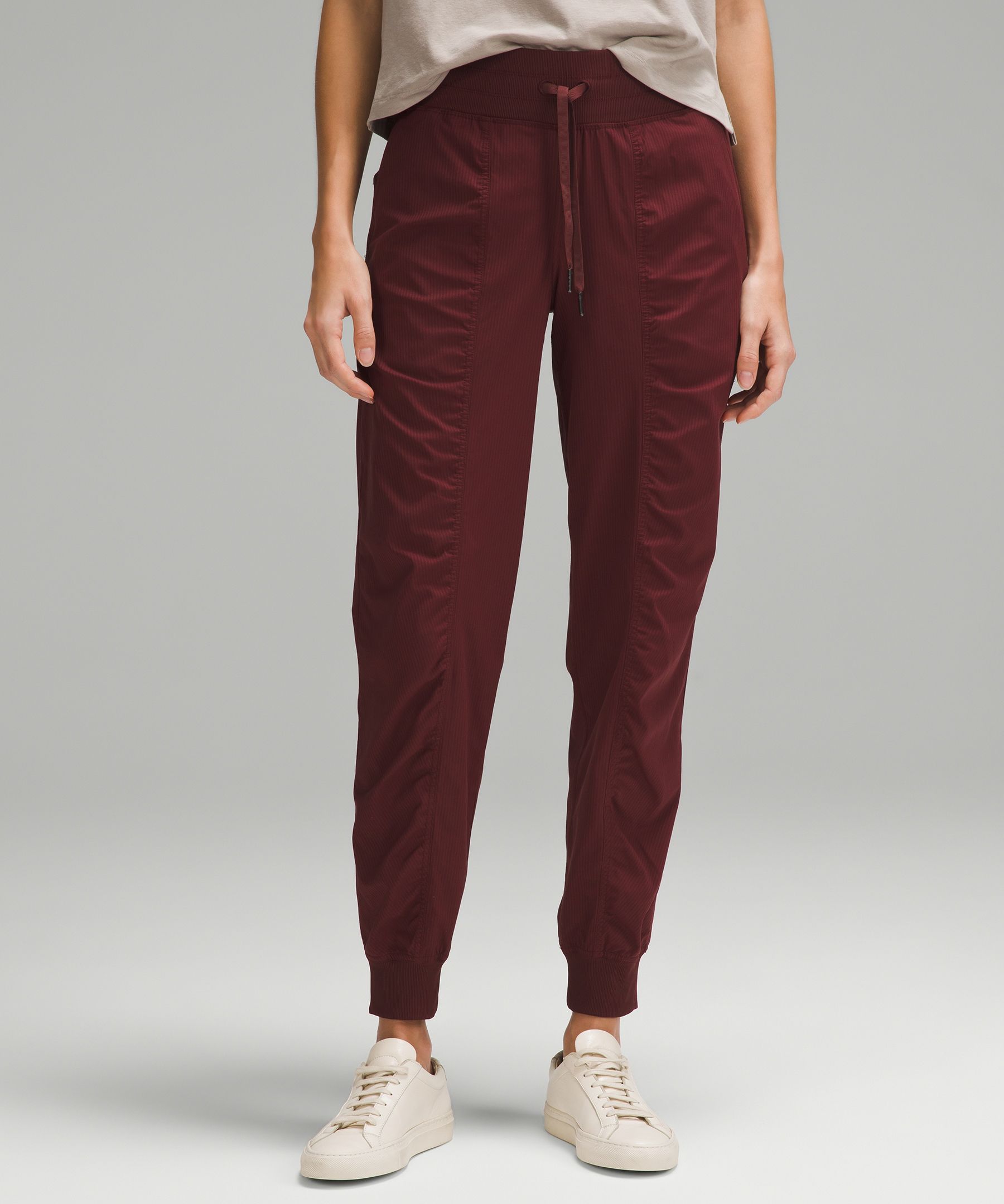 Lululemon Women's Stretch High-Rise Joggers Maroon Merlot Burgundy