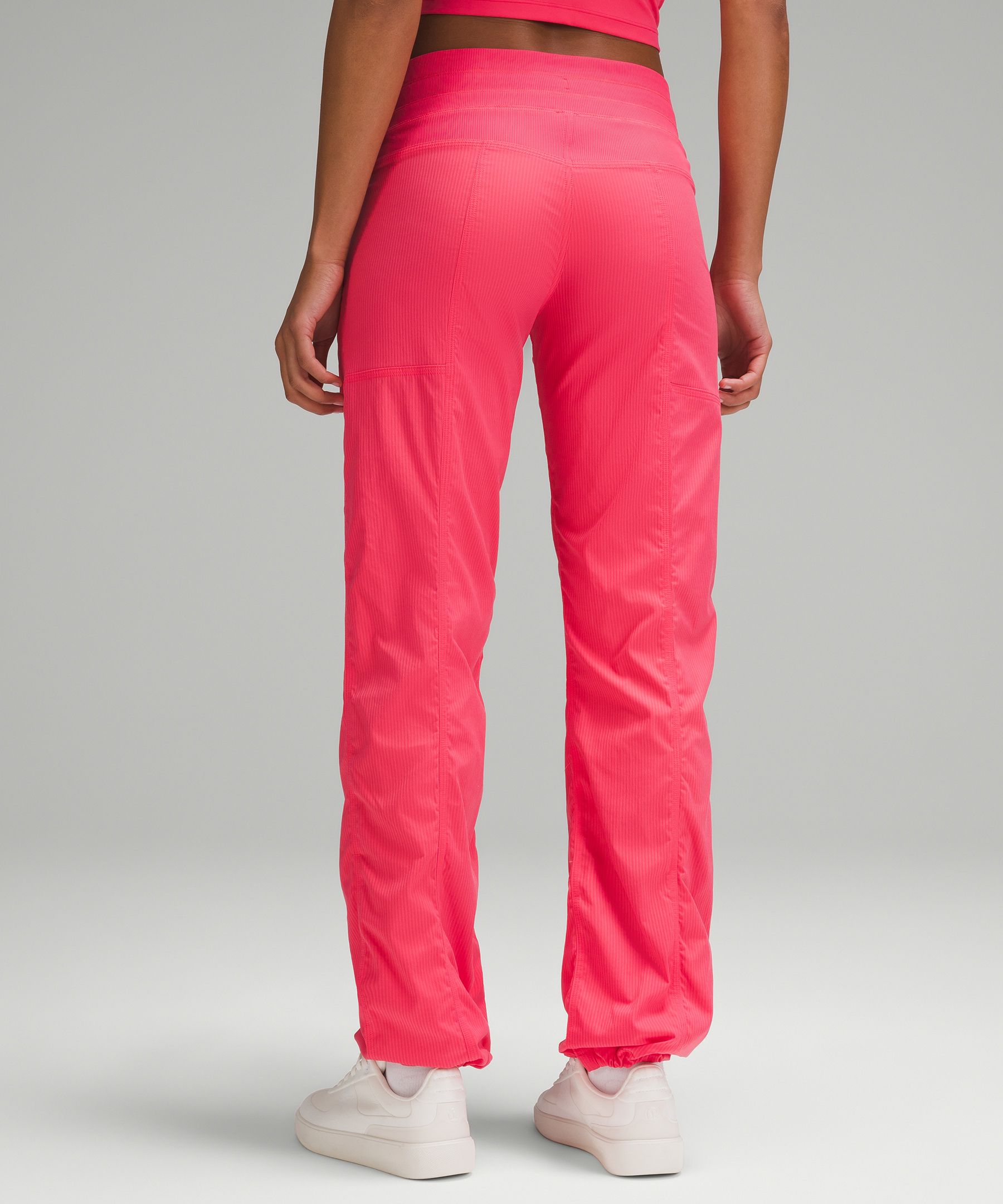 lululemon athletica, Pants & Jumpsuits, Lululemon Dance Studio Midrise  Full Length Pant In Pink Peony Size 4 New Nwt