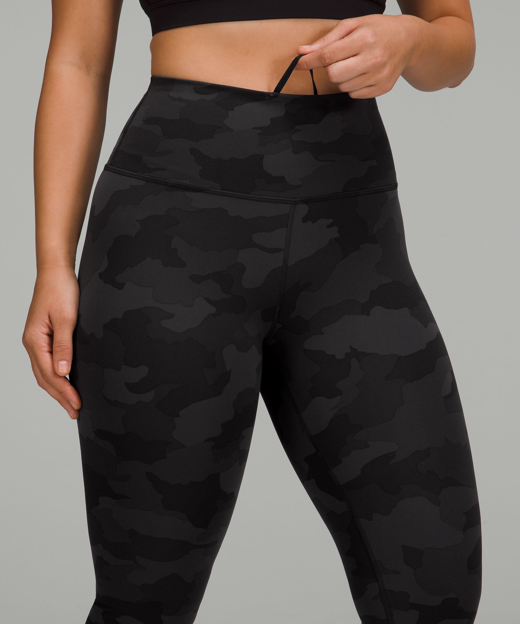 Lululemon Wunder Train Contour Fit High-Rise Tight 28 - Army Green - lulu  fanatics