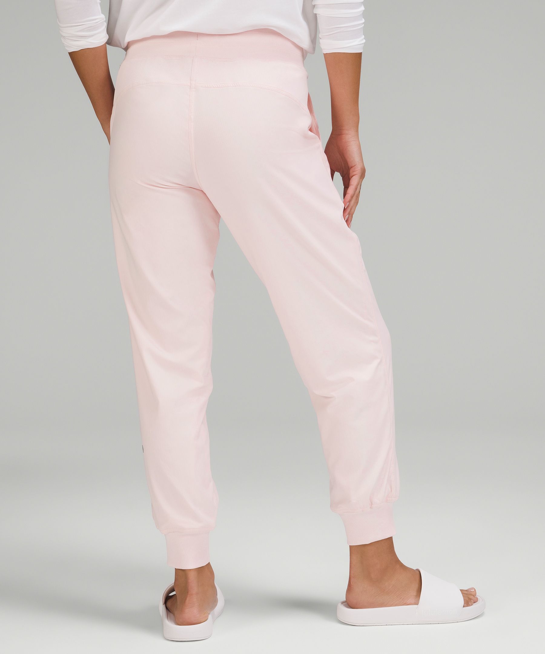 Dance Studio Mid-Rise Lined Jogger, Powder Blue