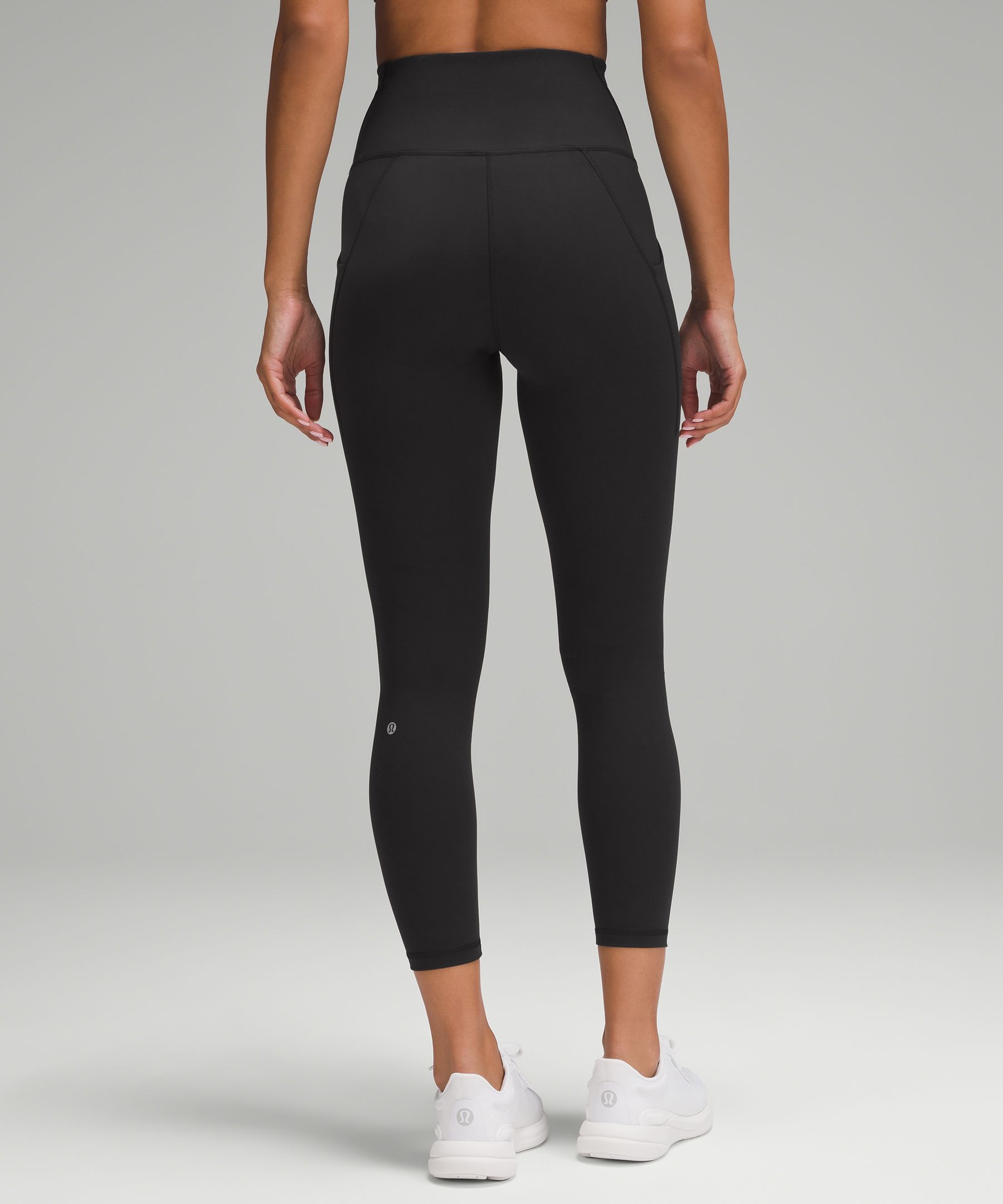 Shop Lululemon Wunder Train High-rise Leggings With Pockets 25"