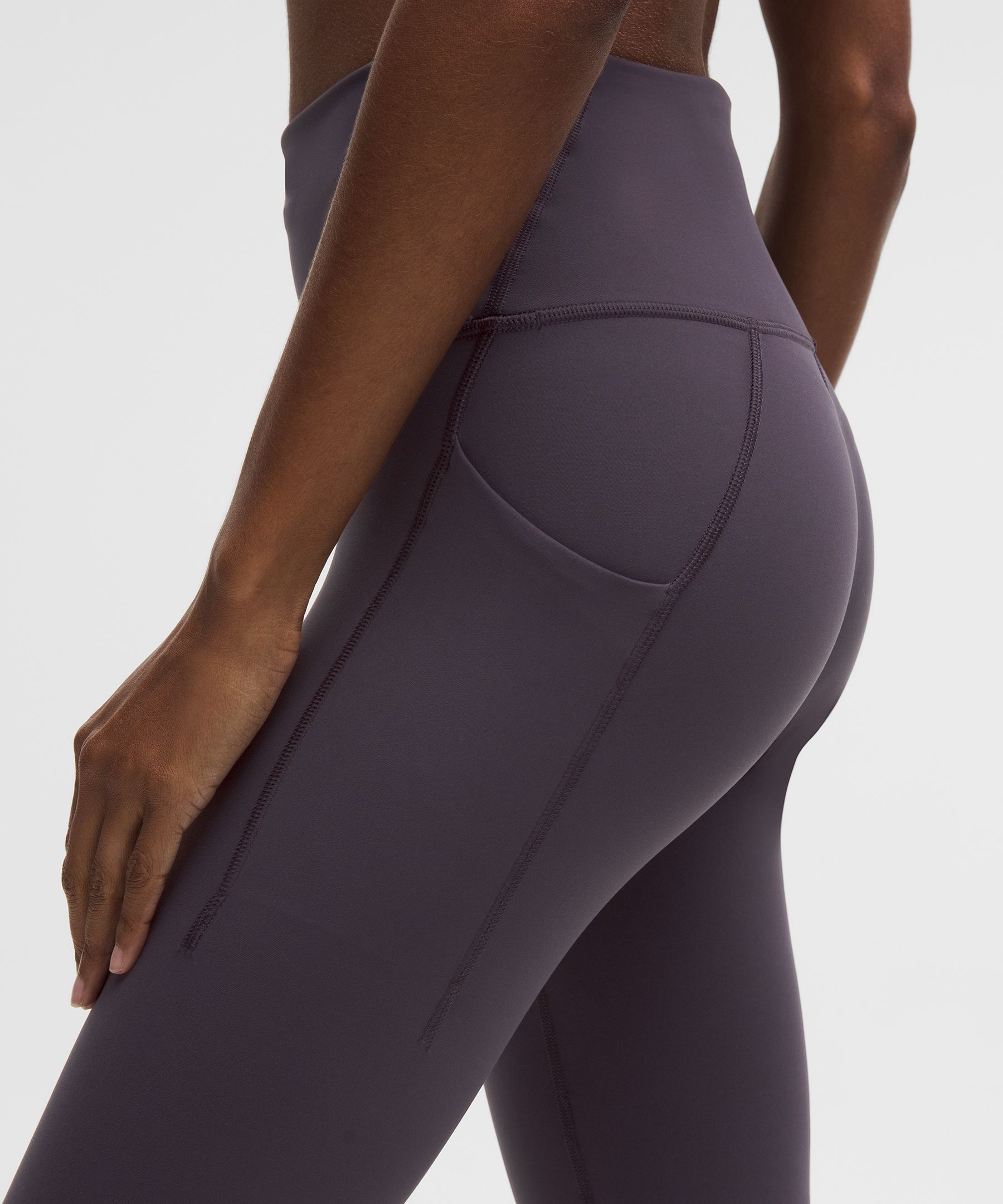 Lululemon Wunder Train High-rise Tight With Pockets 25" In Blue