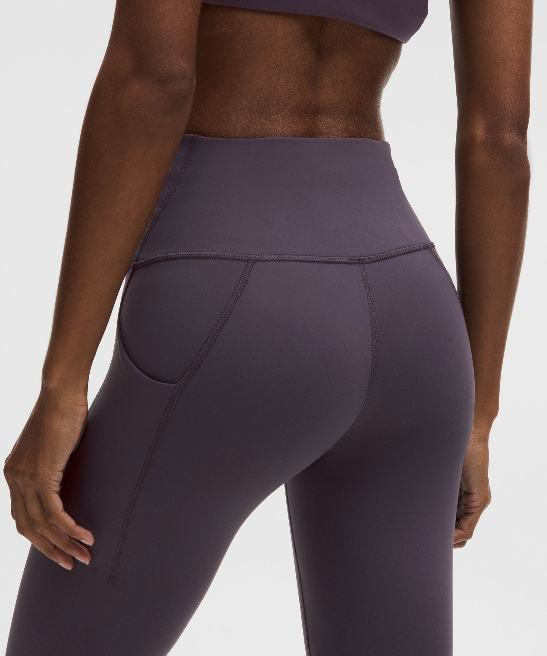 Lululemon Wunder Train High-rise Tight With Pockets 25" In Blue