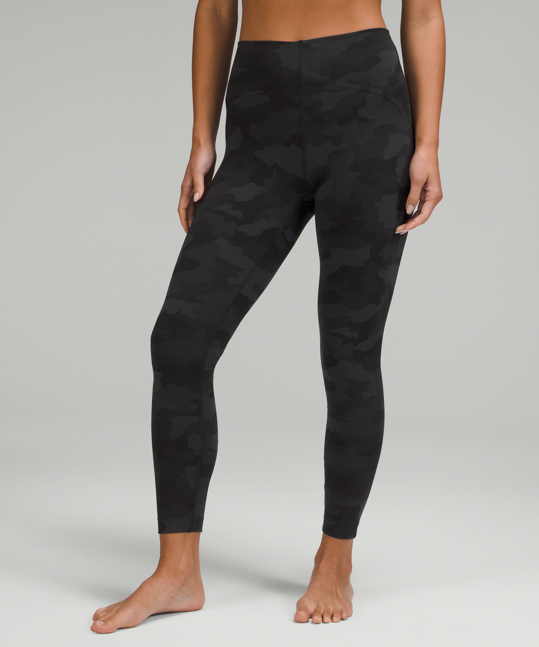 Lululemon Instill High-rise Leggings 25" In Heritage 365 Camo Deep Coal