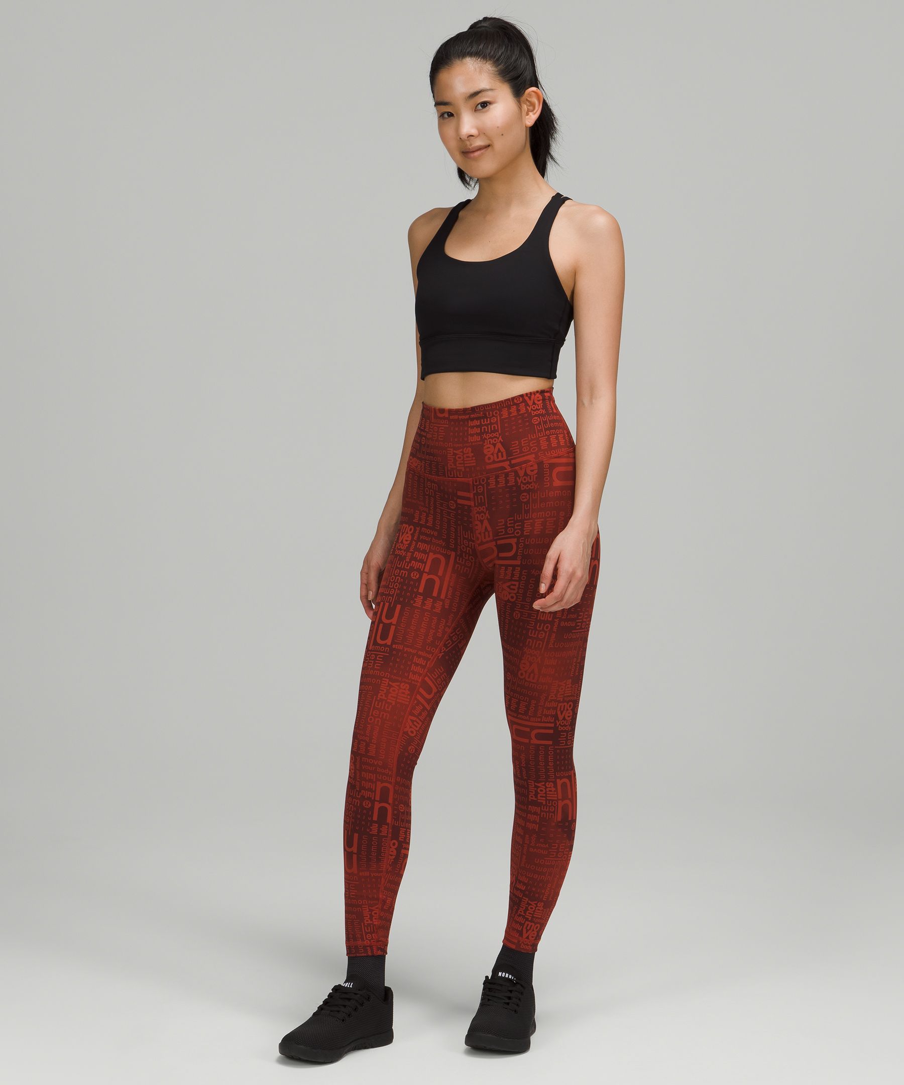 Invigorate Asia Fit Lululemon 24 size S red leggings with pockets