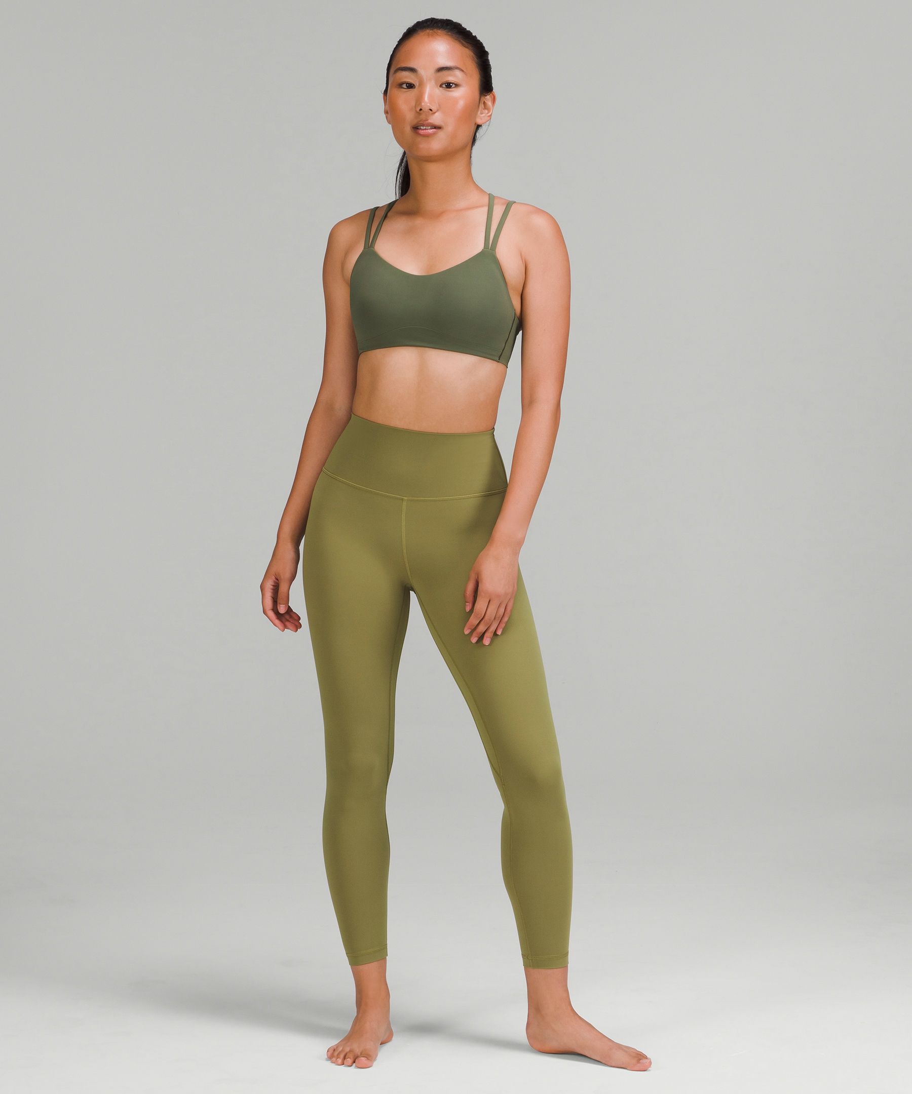 Army Green Buttery Soft Sports Bra – High Performance Initiative Apparel Ltd