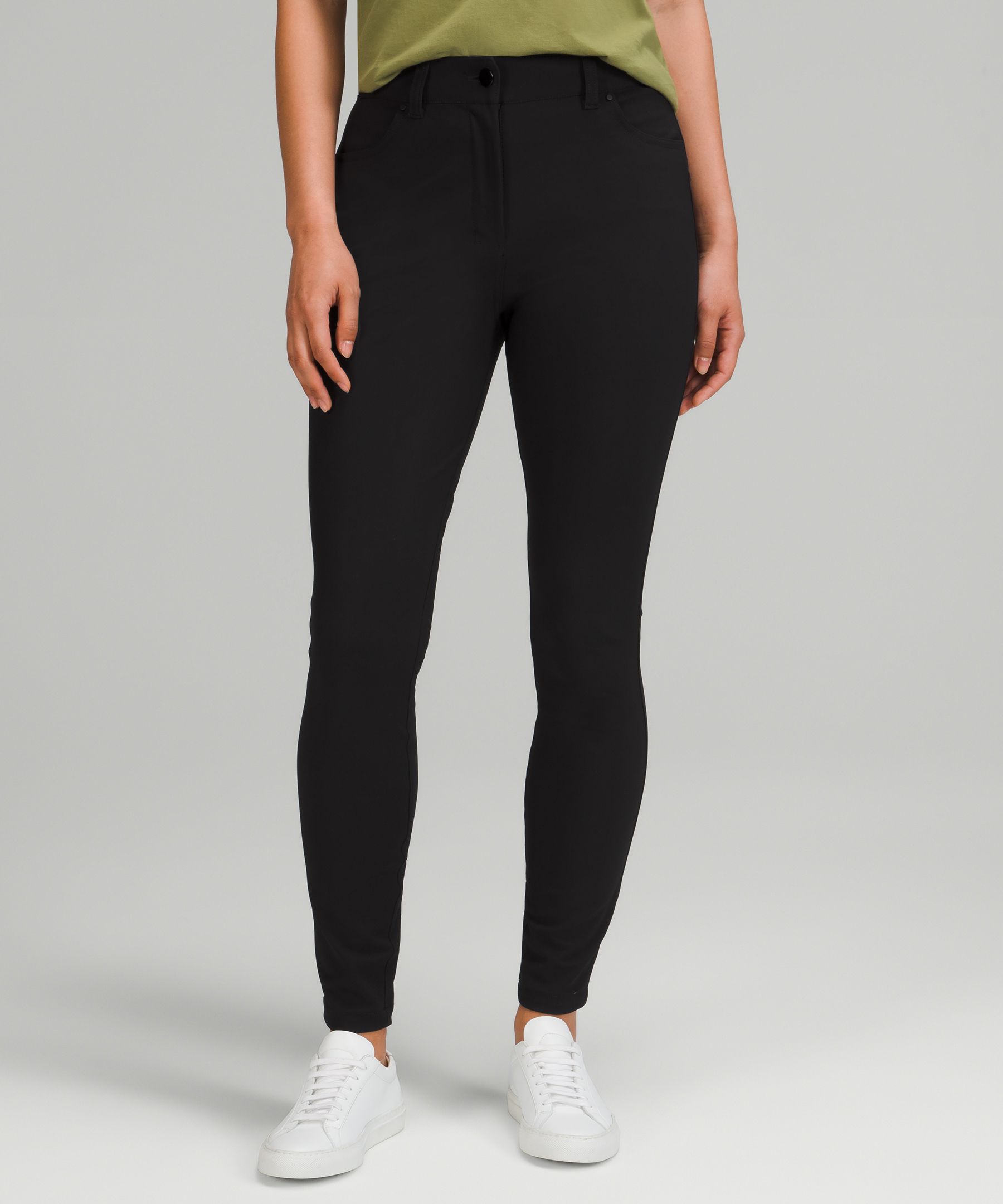 Lululemon athletica City Sleek Slim-Fit 5 Pocket High-Rise Pant, Women's  Trousers