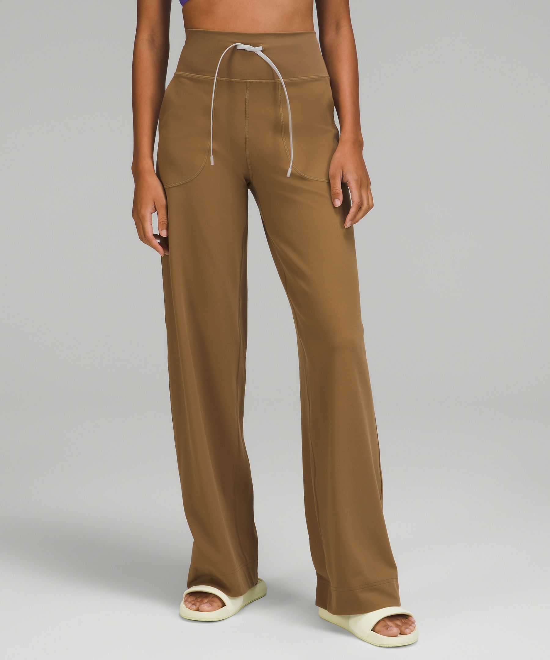 lululemon athletica Throwback Still Pant in Natural