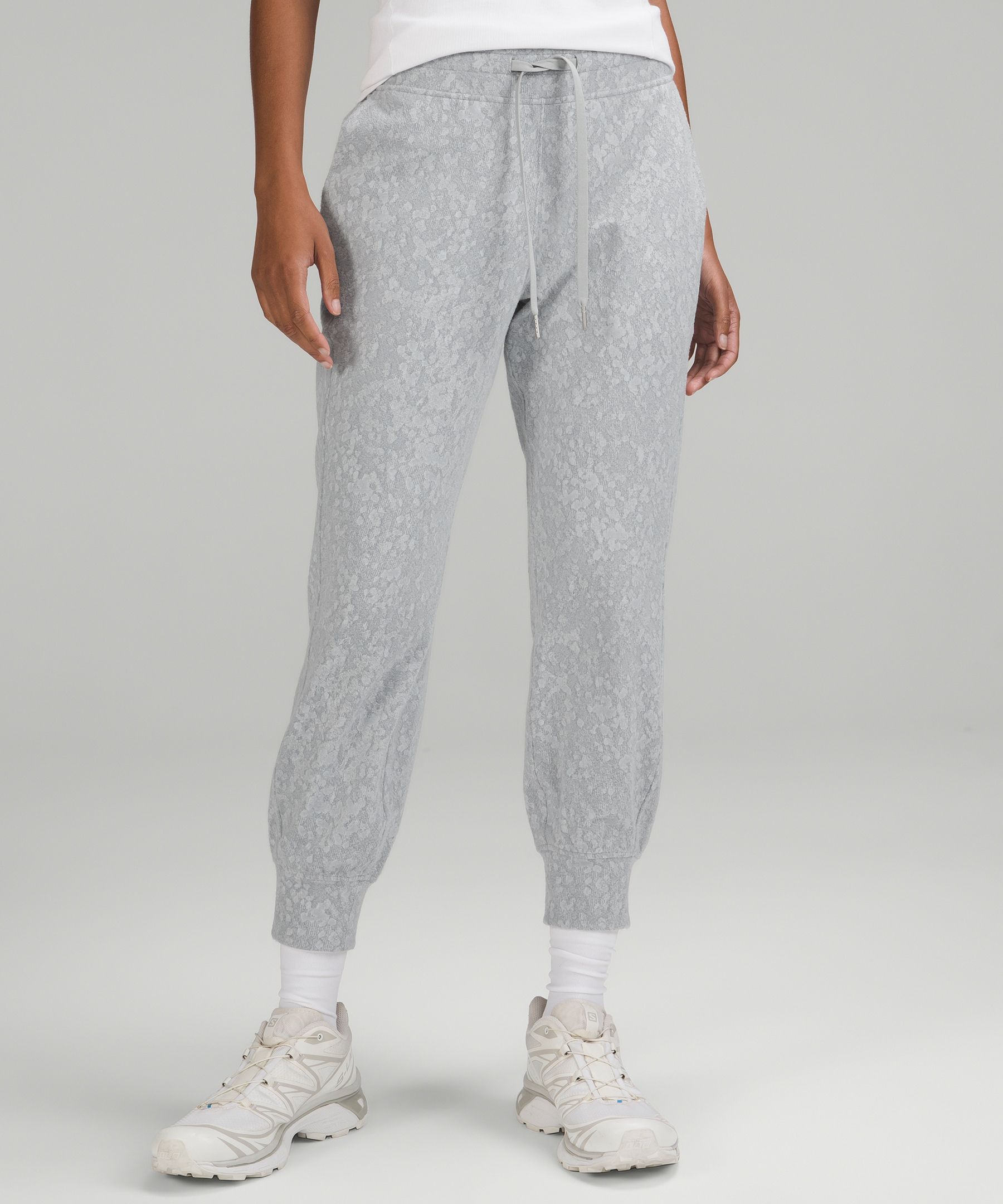 Lululemon Ready To Rulu Classic-fit High-rise Joggers 7/8 Length In Diamond  Dye Silver Blue Tidewater Teal Graphite Grey