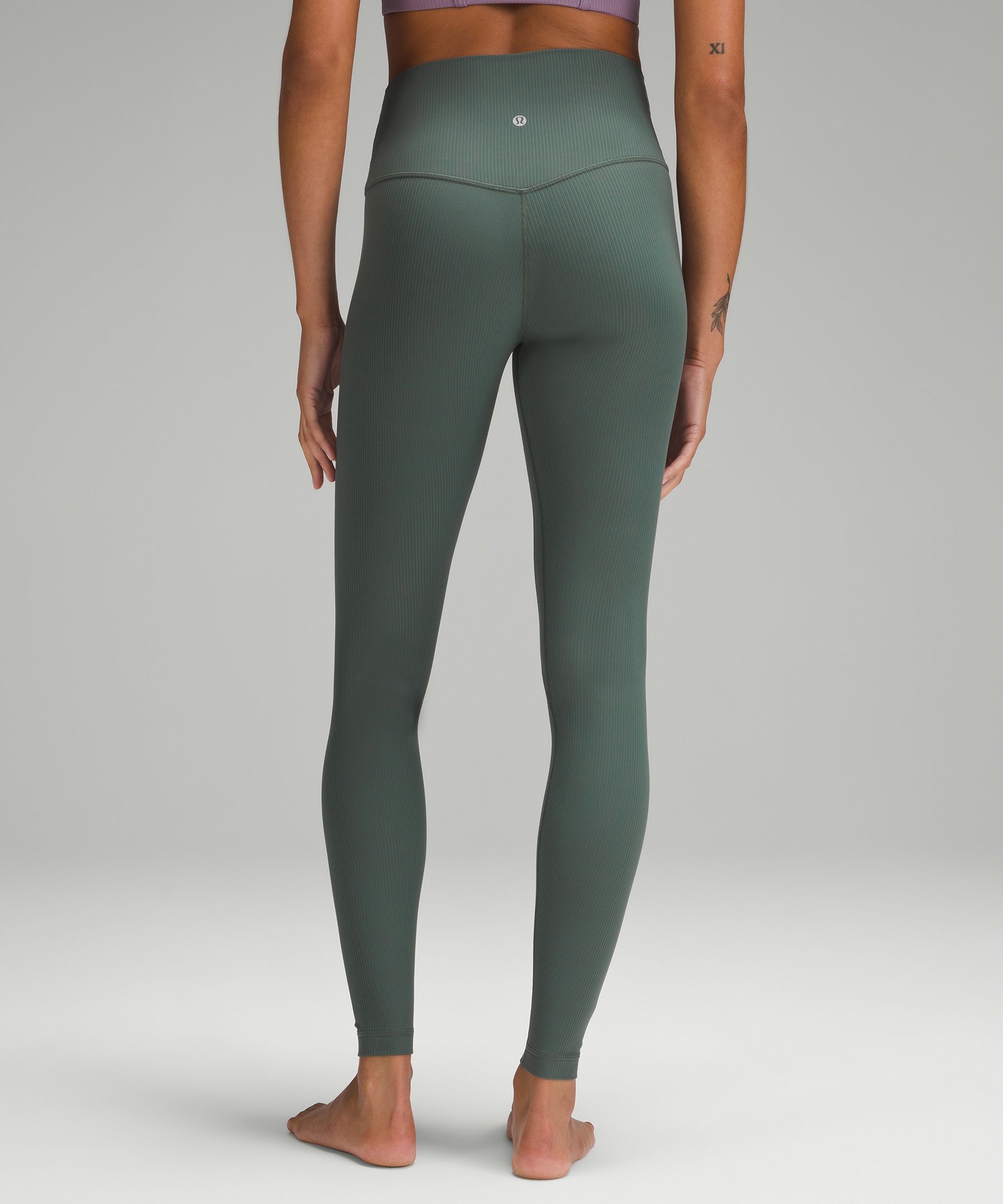 Lululemon Size 12 Align HR Pant 28” Bronze Green BRZG Nulu Tight