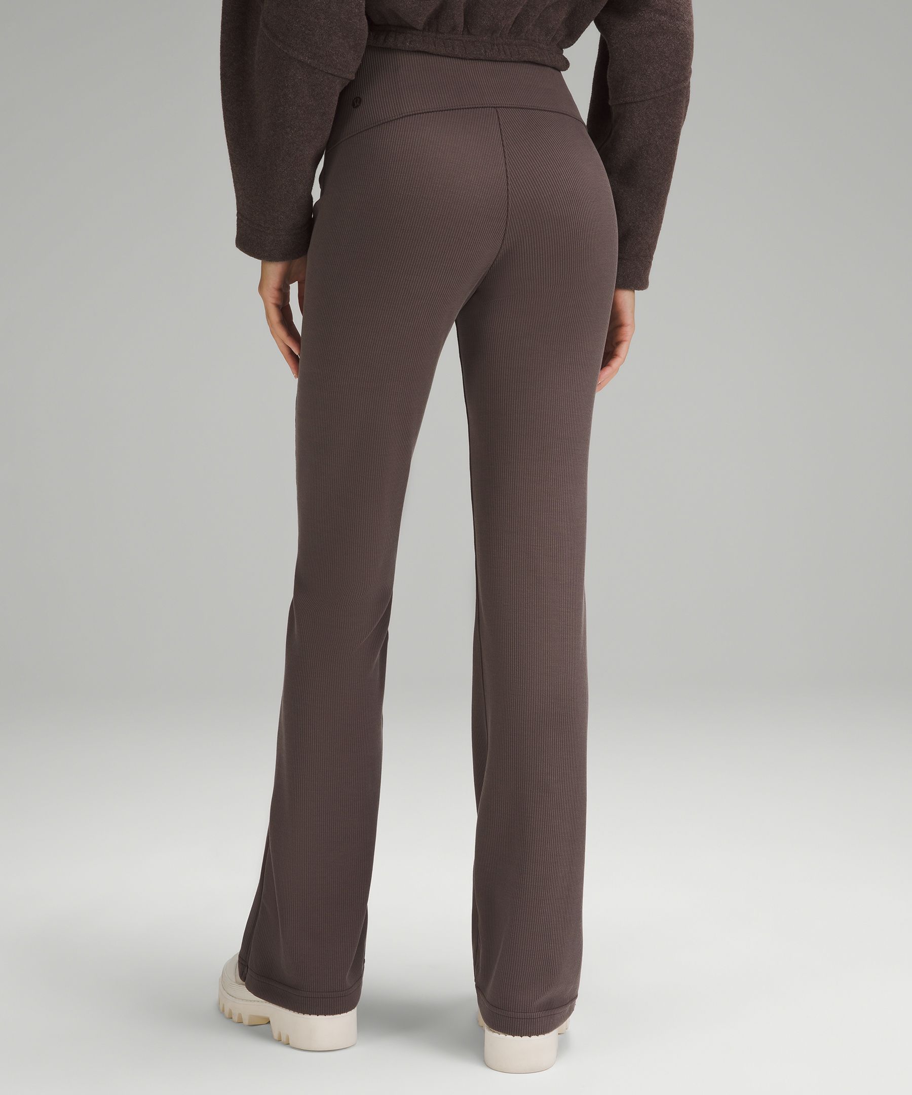 Brushed Softstreme Ribbed Zip Flared Pant 32.5