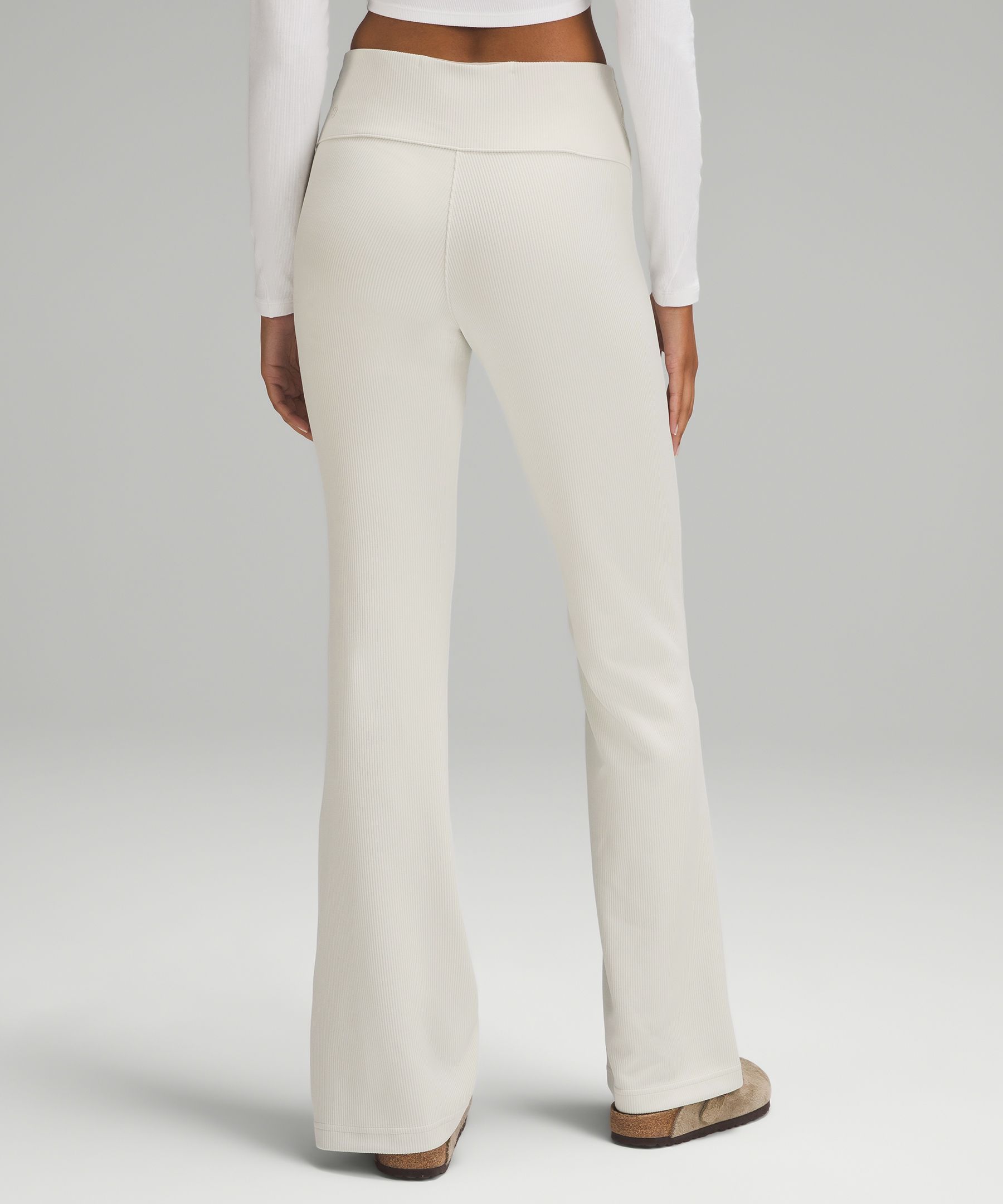 Brushed Softstreme Ribbed Zip Flared Pant 32.5