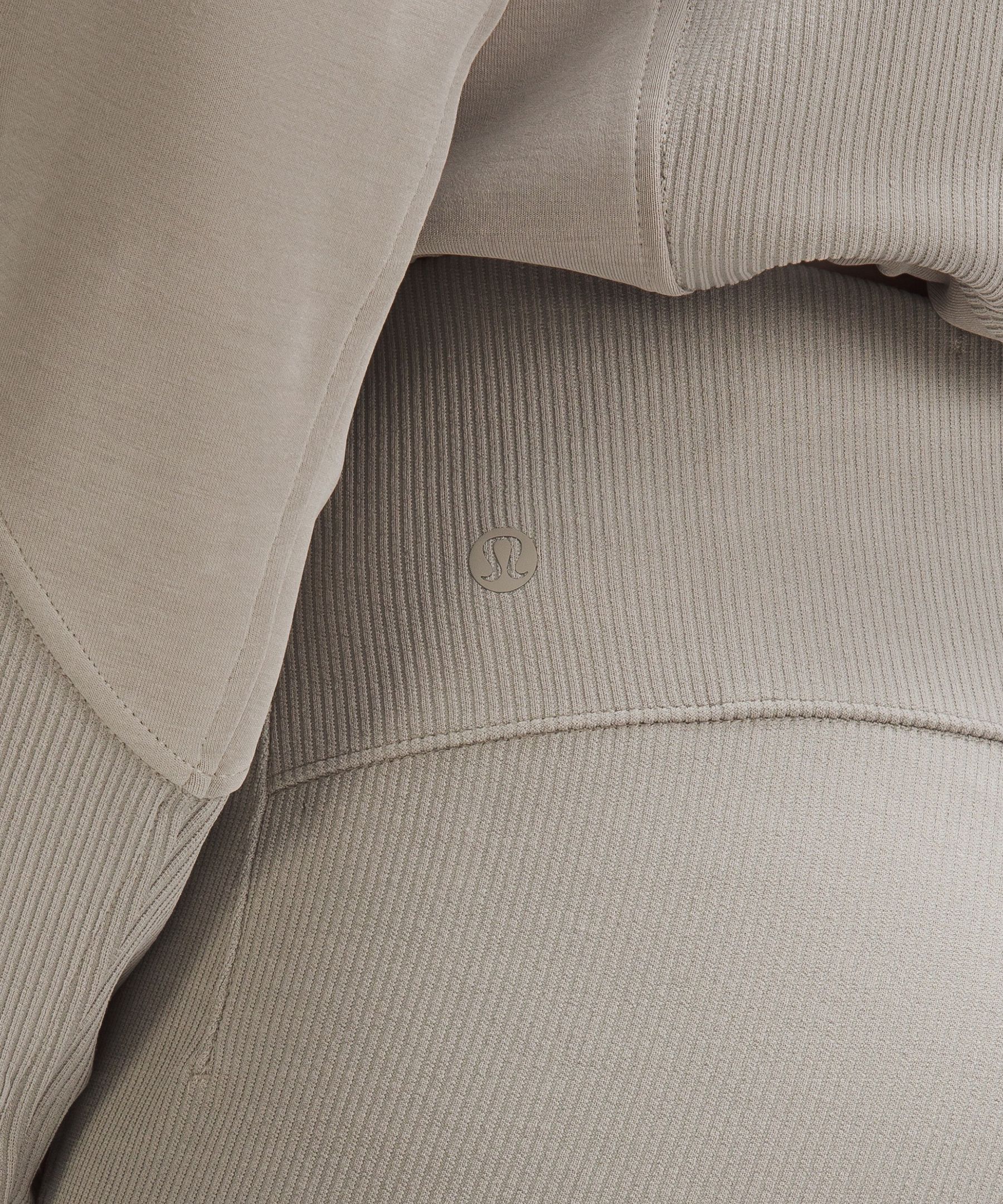 Espresso ☕️ Brushed Softstreme Ribbed Half Zip (4) & Ribbed Softstreme  Mid-Rise Pant 32.5 (6) both in Espresso + Loungeful Hoodie (6) in White  Opal : r/lululemon