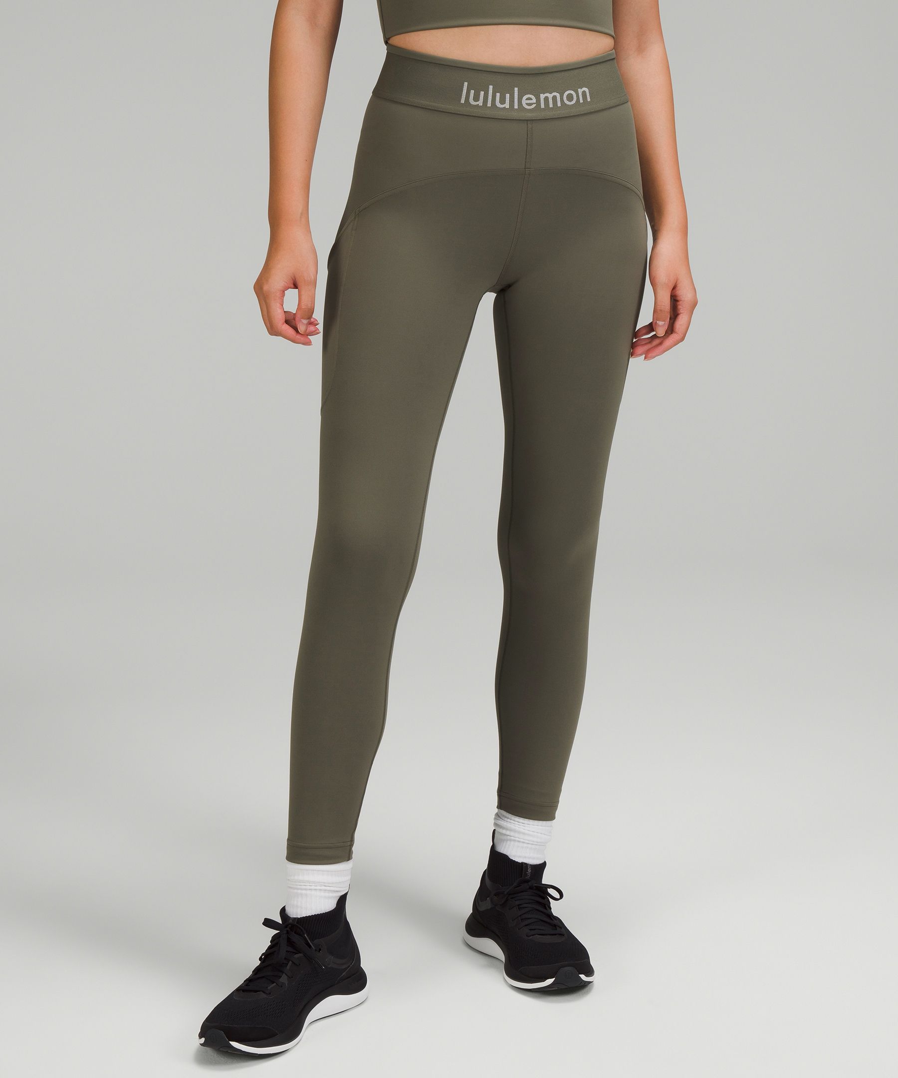 logo-waistband leggings