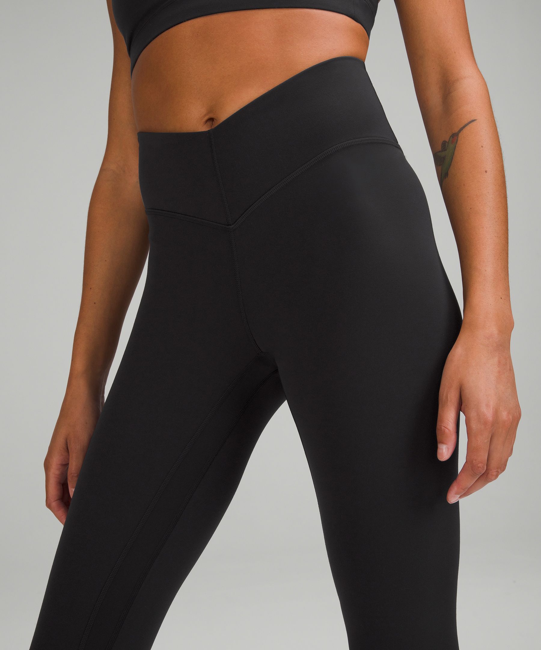 V-Waist Yoga Tight 25 *Grid Texture