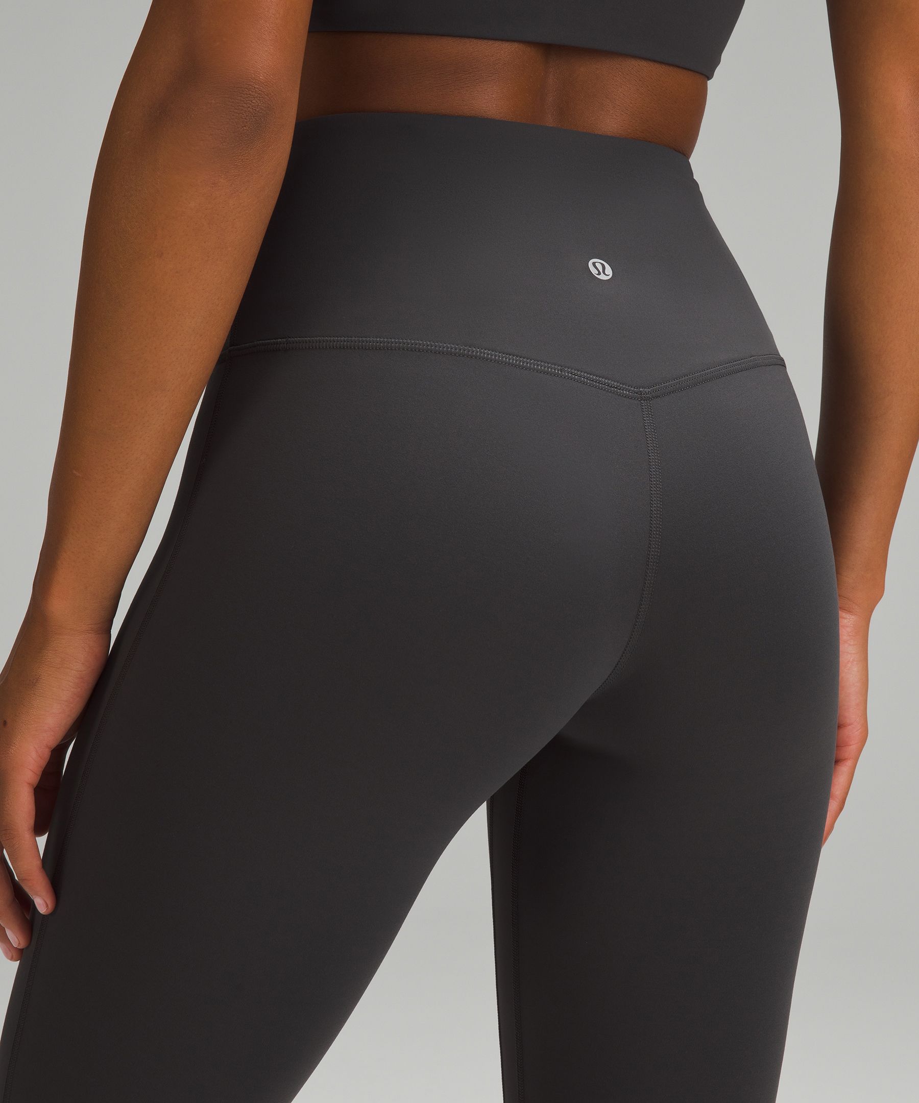 Comparing @lululemon groove pant with the align mini flare. I
