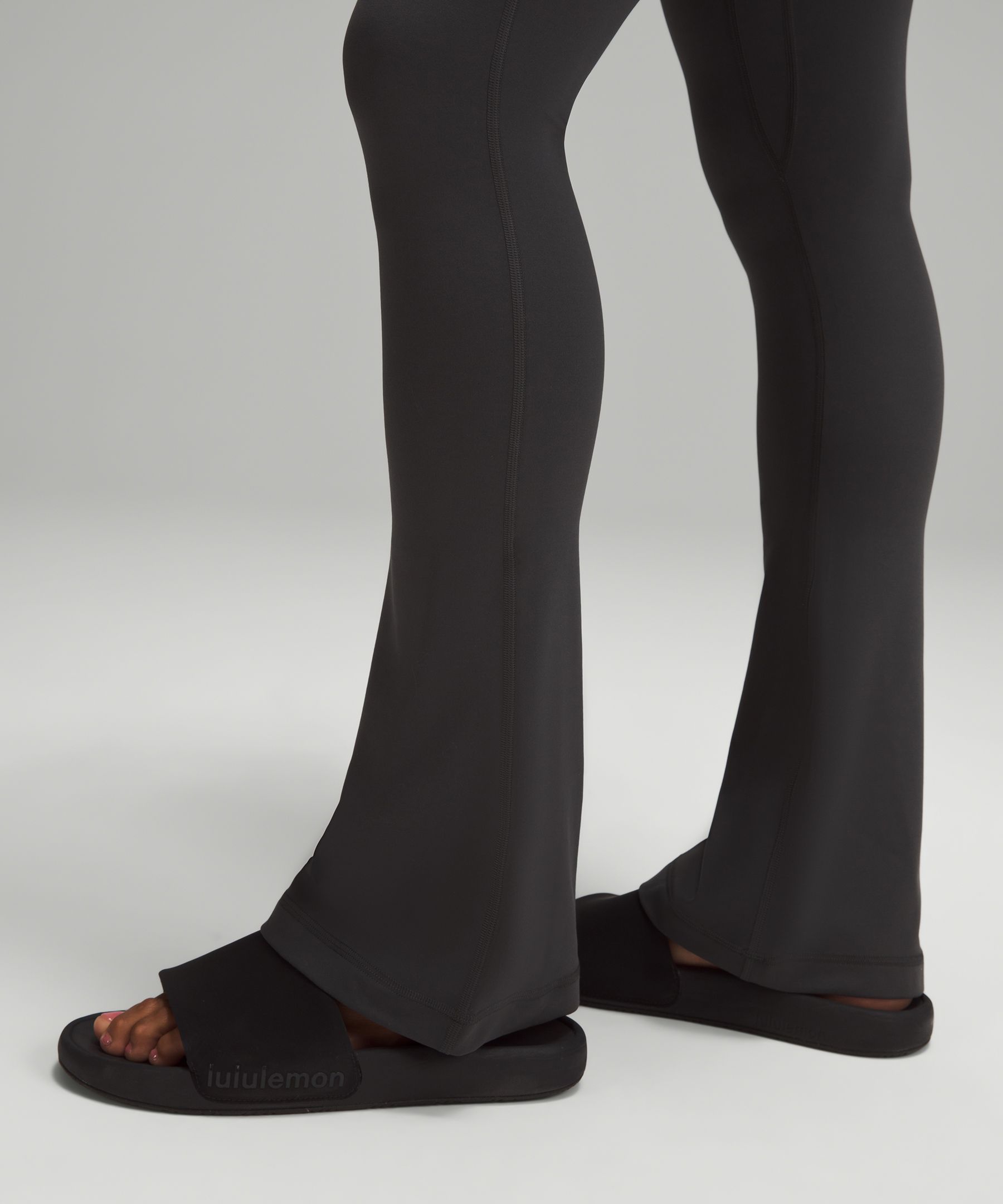 Size 4 lululemon Align High-Rise Ribbed Mini-Flared Pant Regular GRAPHITE  GREY 