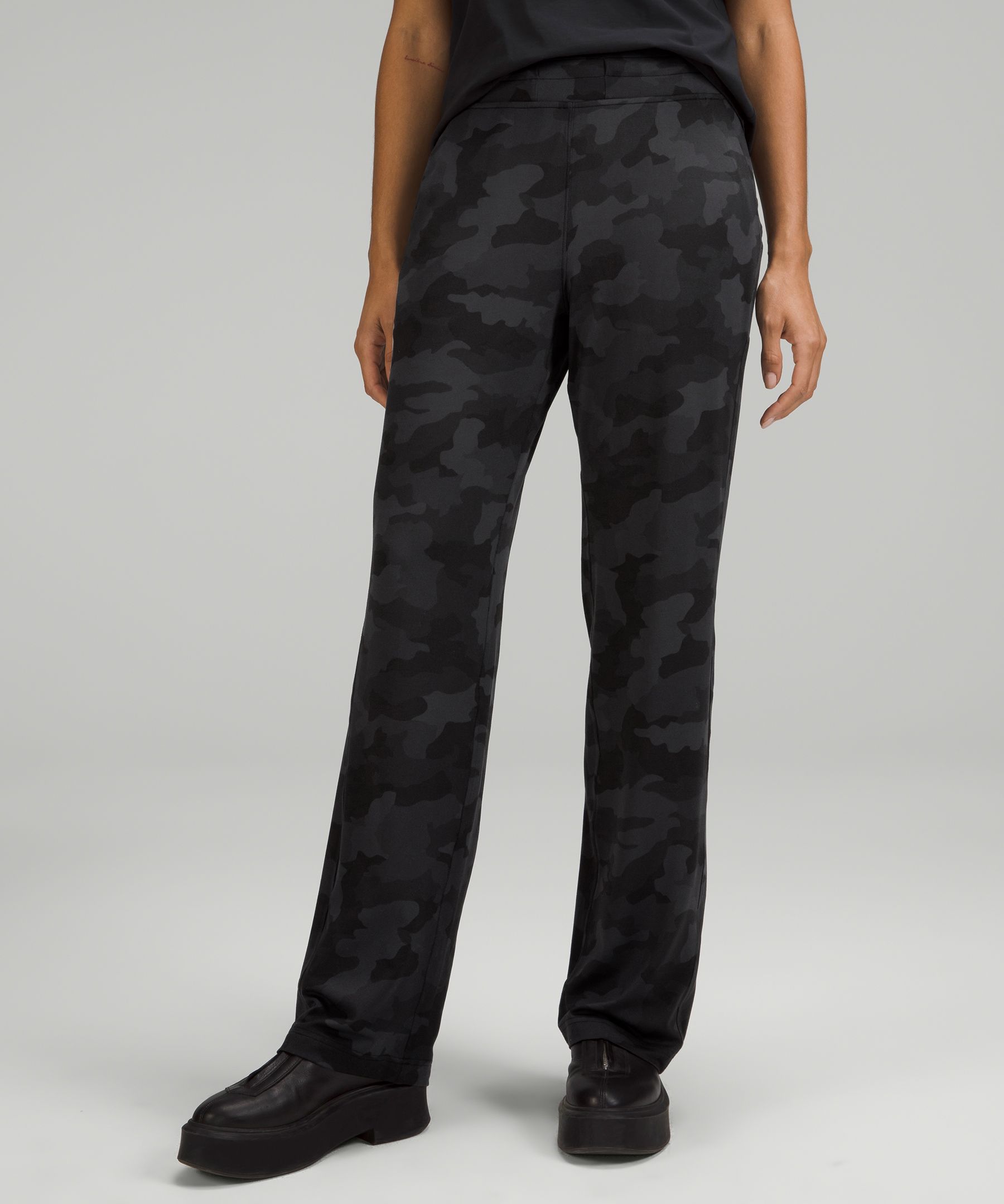 Lululemon Ready to Rulu Straight-Leg High-Rise Pant - Black - lulu fanatics