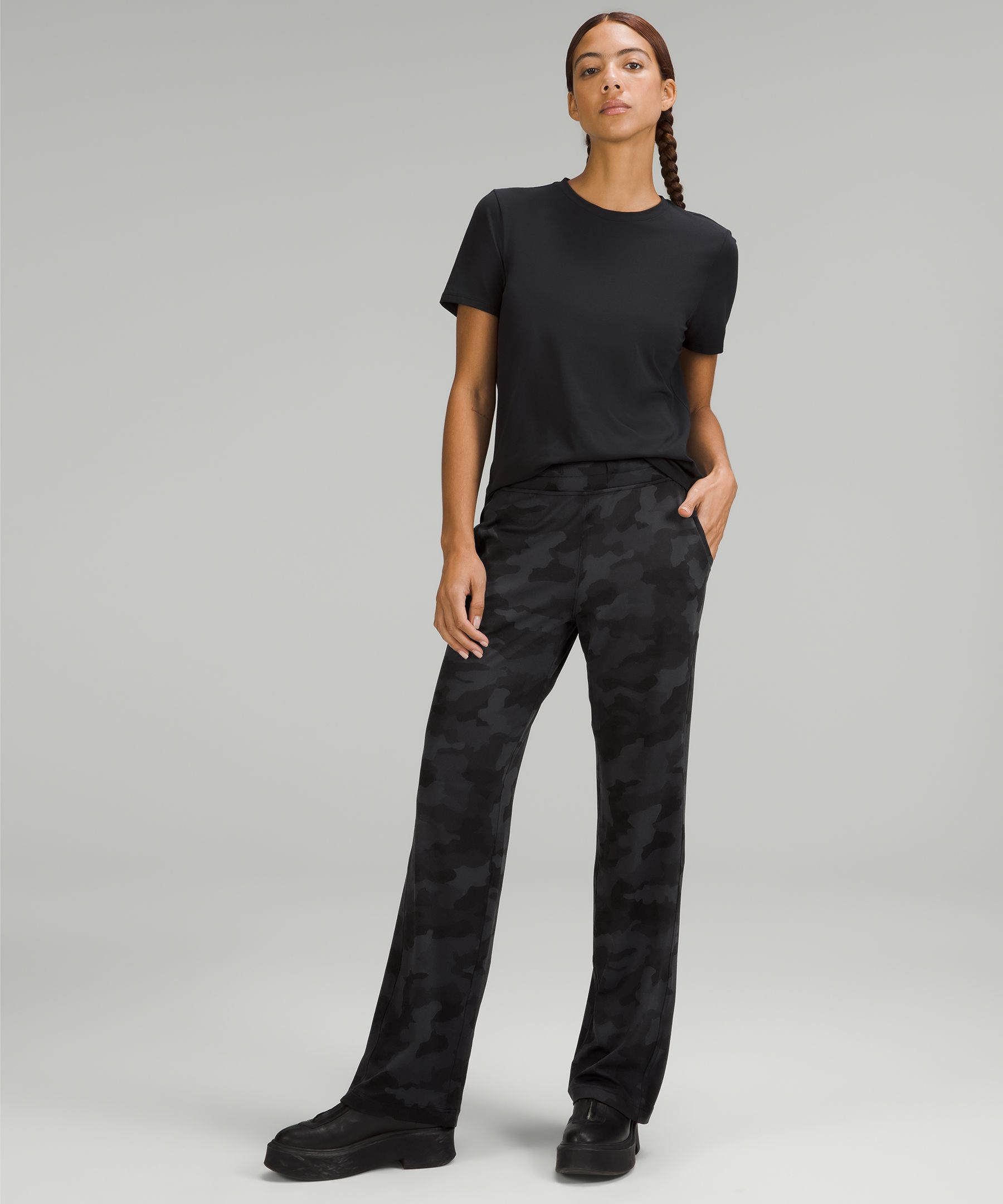 Lululemon Ready to Rulu Straight-Leg High-Rise Crop 24 - Roasted