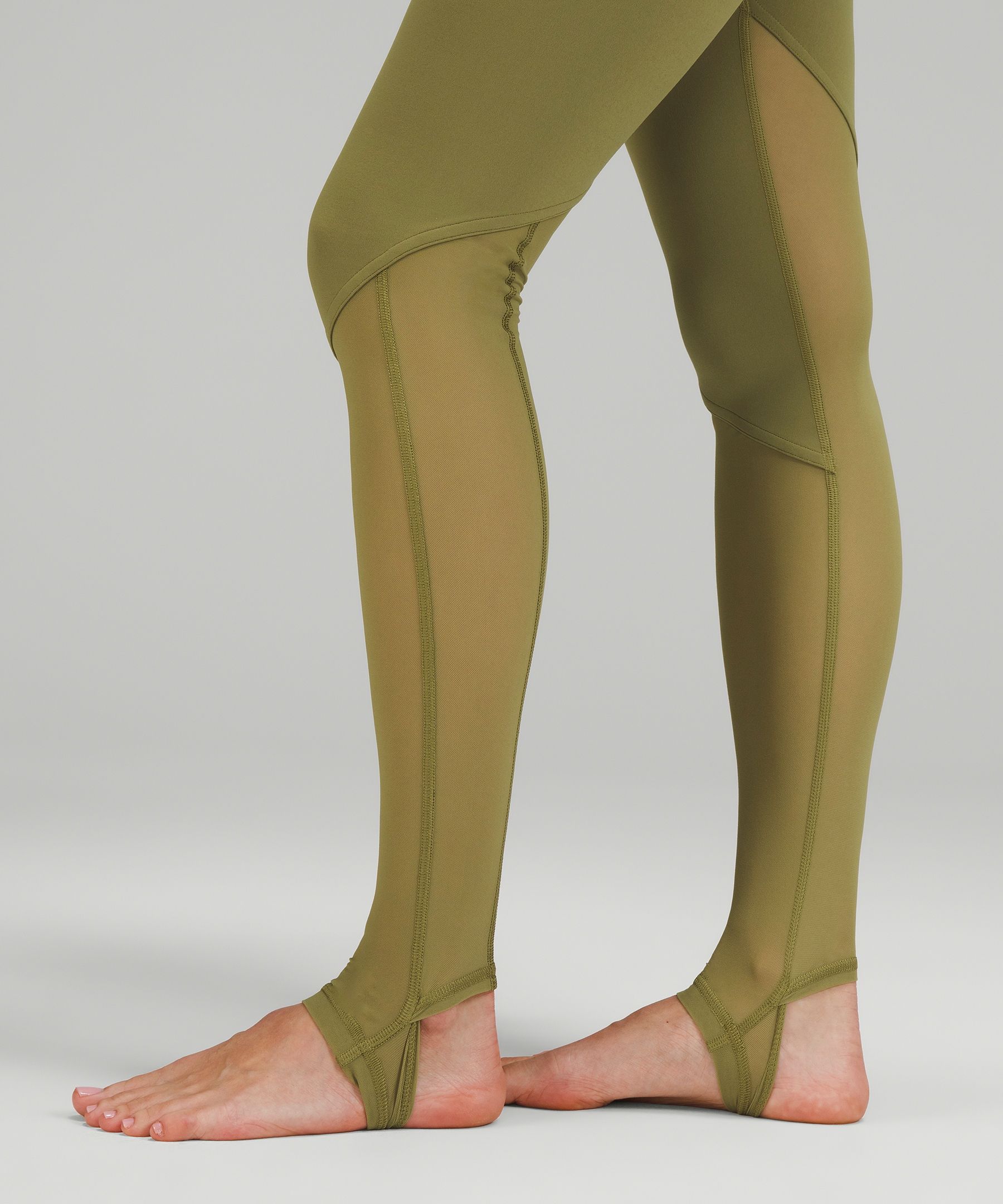 Nulu and Crisscross Mesh Stirrup Leggings