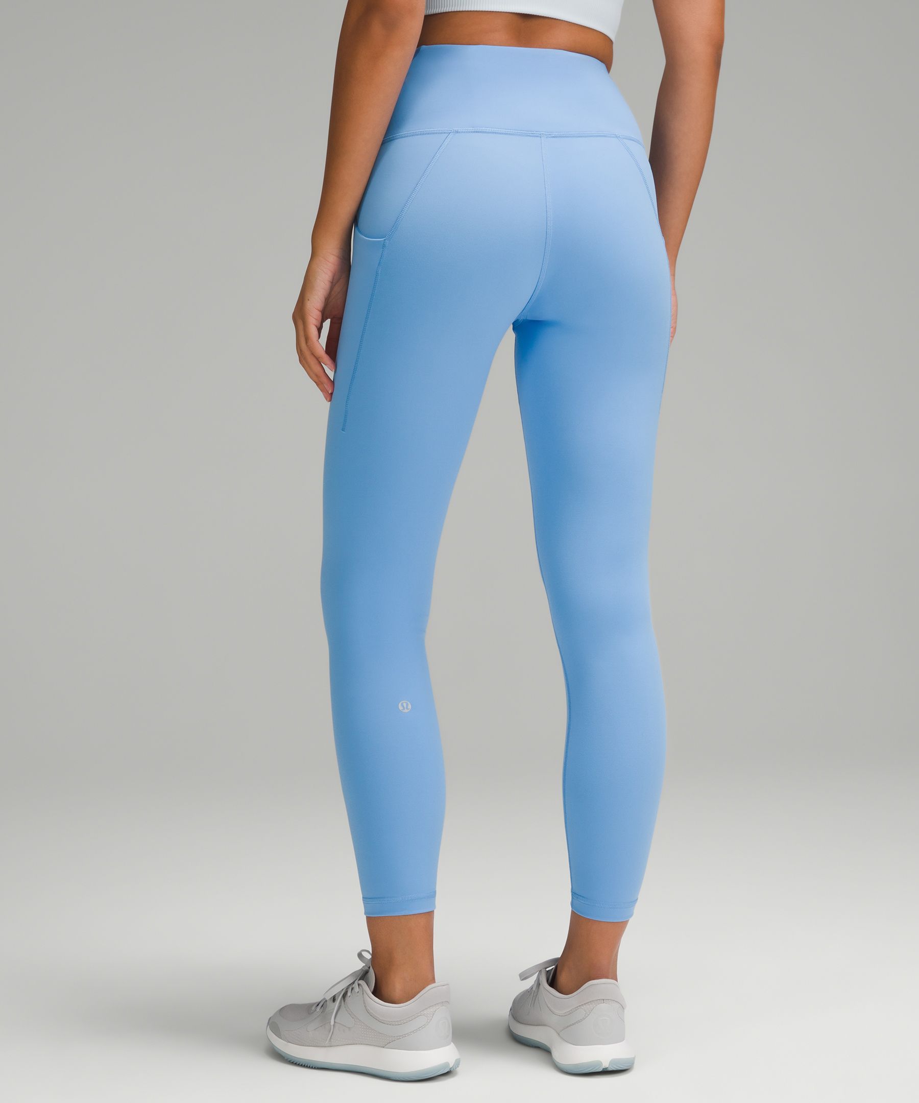 NWT Lululemon Free To Speed HR Tight Leggings 25” Size 6 Wild Blue Bell