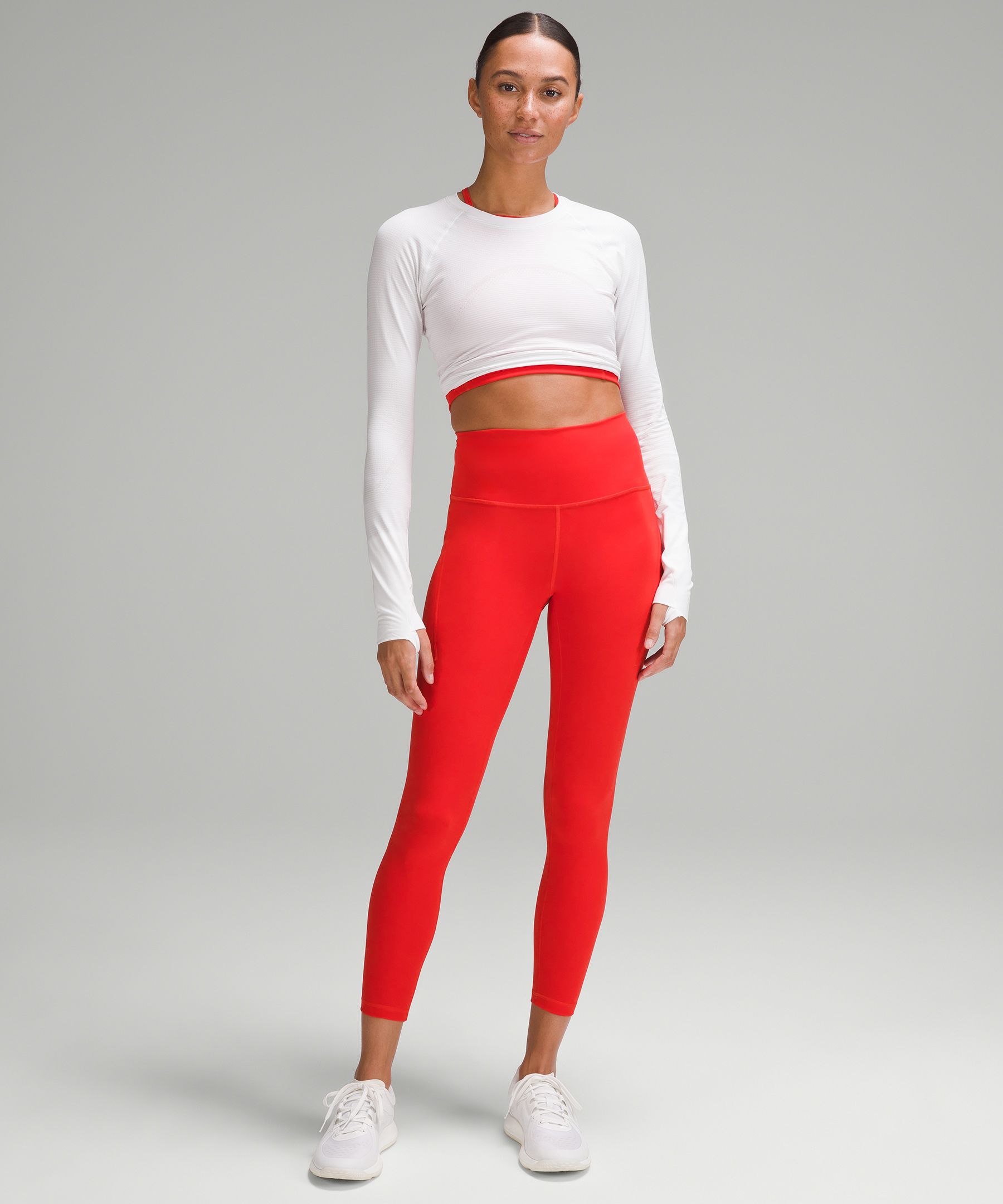 Lululemon Wunder Under Leggings Red Size 10 - $80 (18% Off