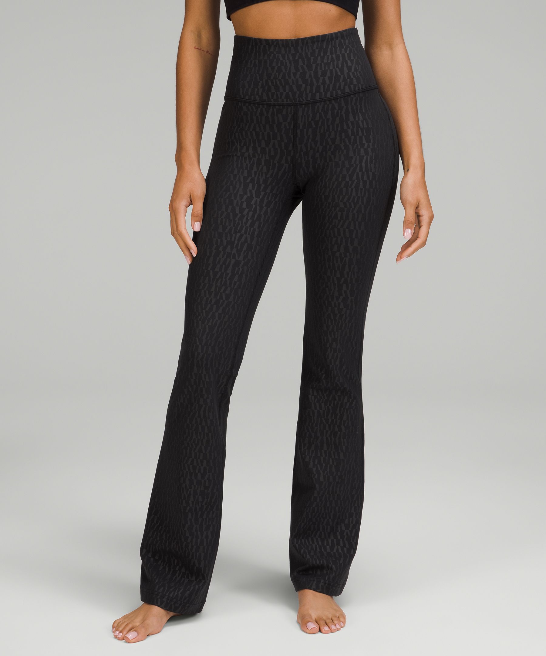 Lululemon Groove Super-high-rise Flared Pants Nulu In Segment