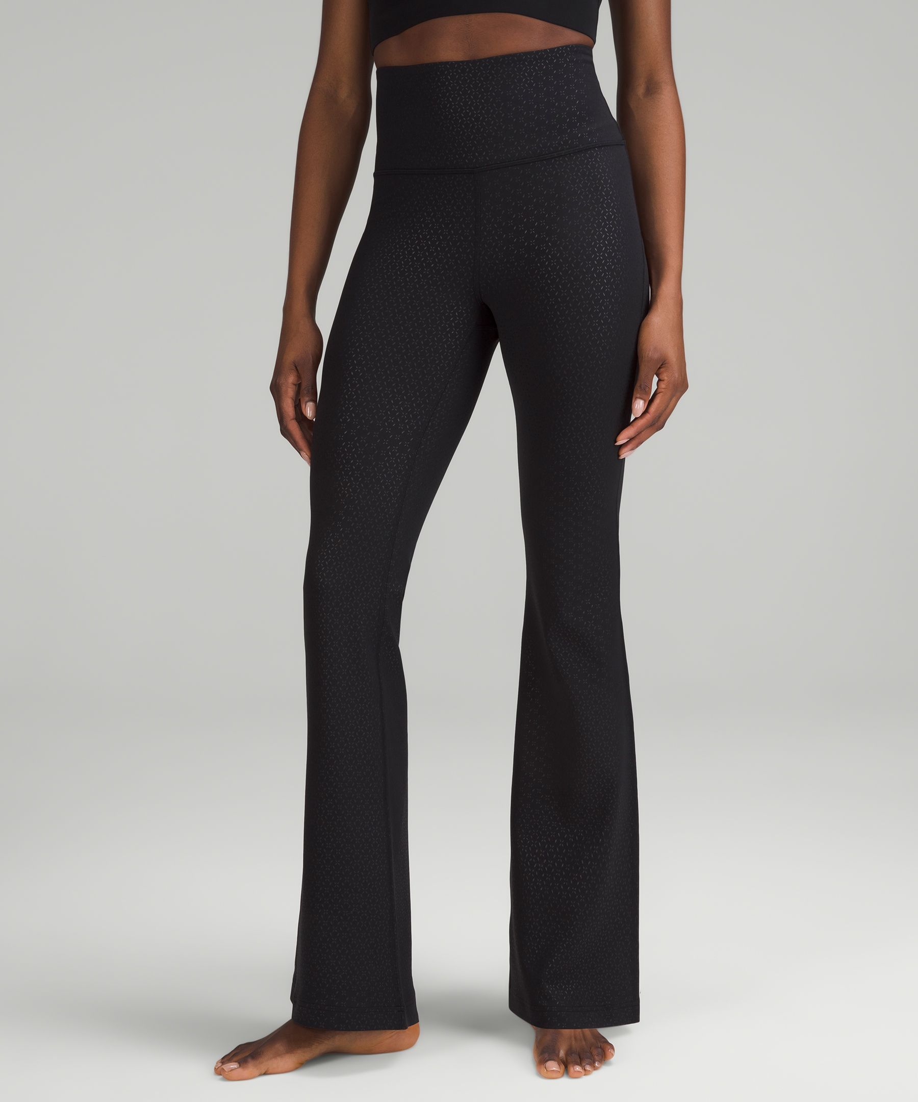 Lululemon Groove Super-high-rise Flared Pants Nulu In Segment