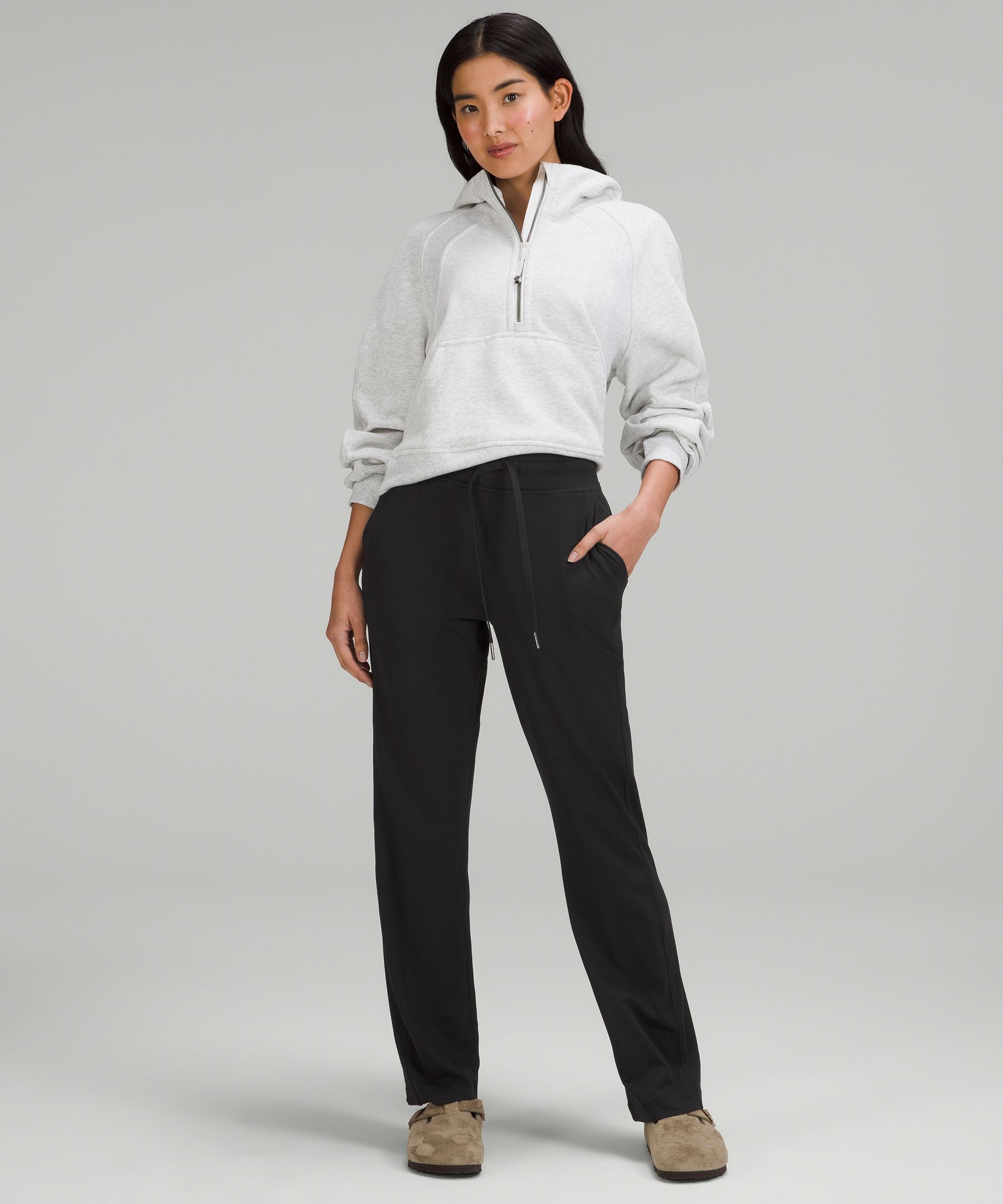 Ready to Rulu Straight-Leg High-Rise Pant