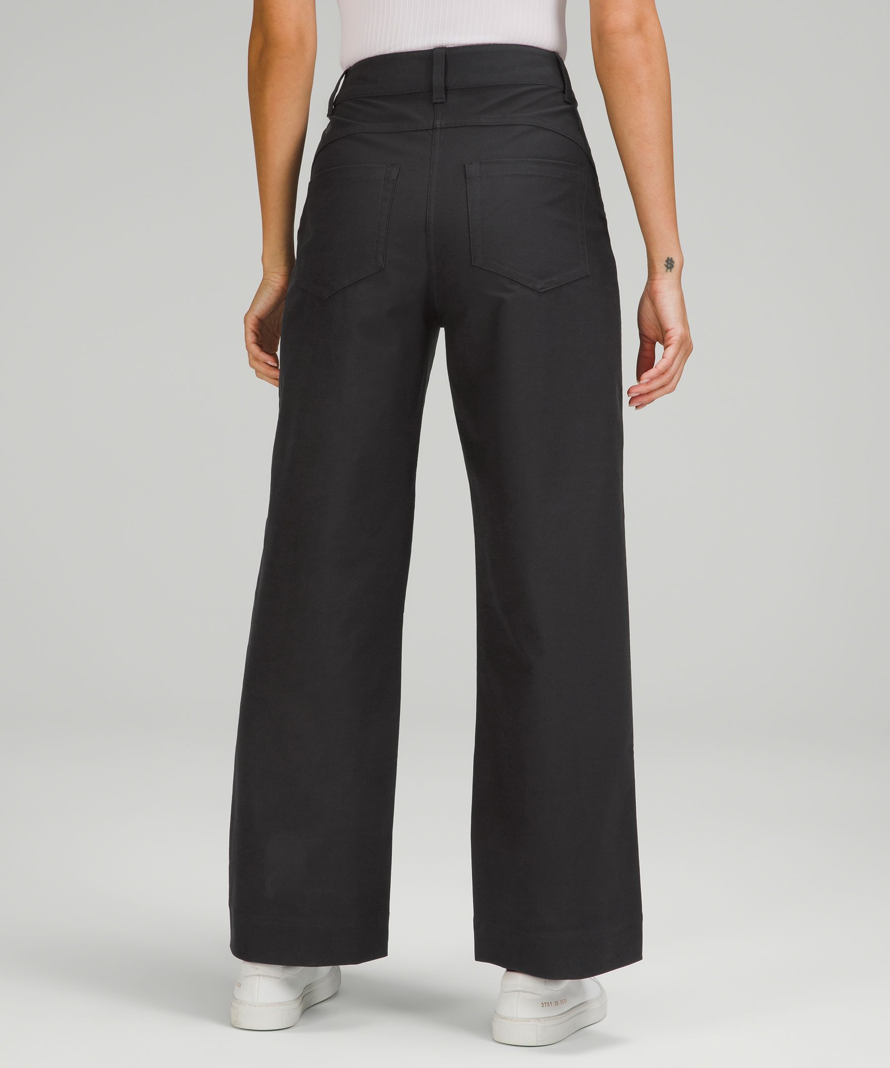 City Sleek 5 Pocket Wide Leg High Rise Pant