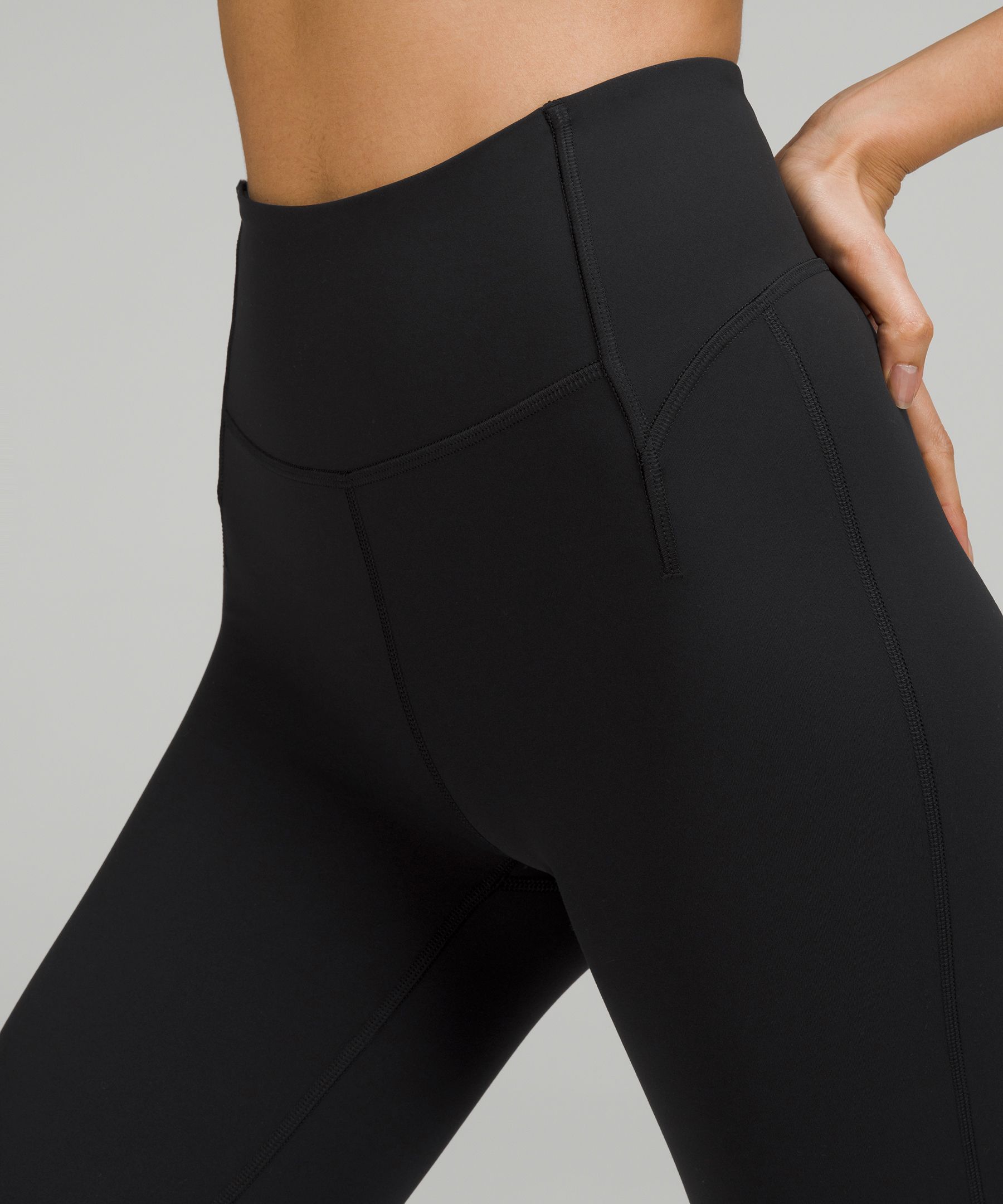 Lululemon Groove Super-High-Rise Split-Hem Flare Pant *Nulu - Smoked Spruce  - lulu fanatics