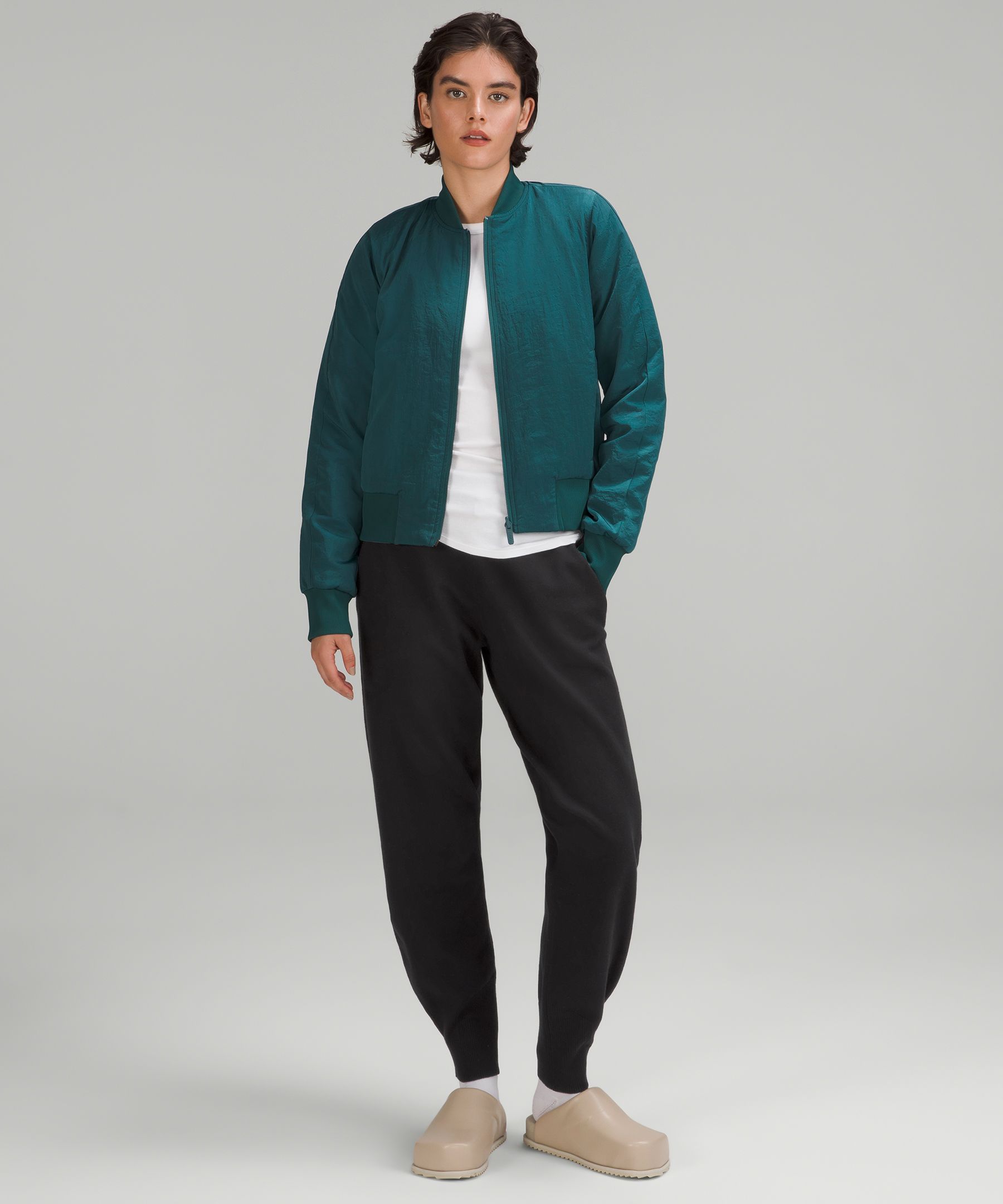 Cotton-Cashmere Knit Mid-Rise Jogger *Full Length