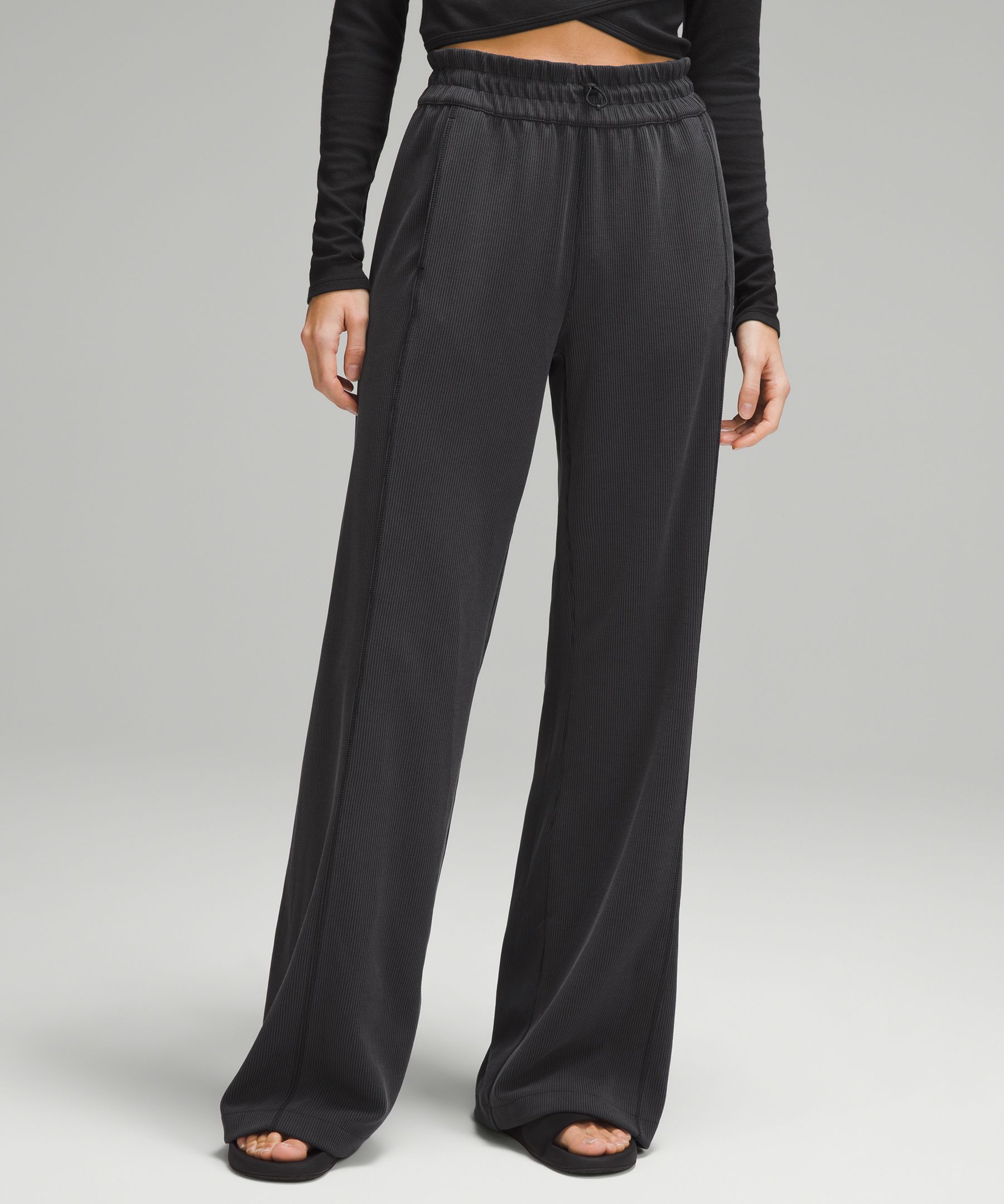 lululemon athletica, Pants & Jumpsuits, Lululemon High Rise Softstreme  Pant Full Length Black Size 6