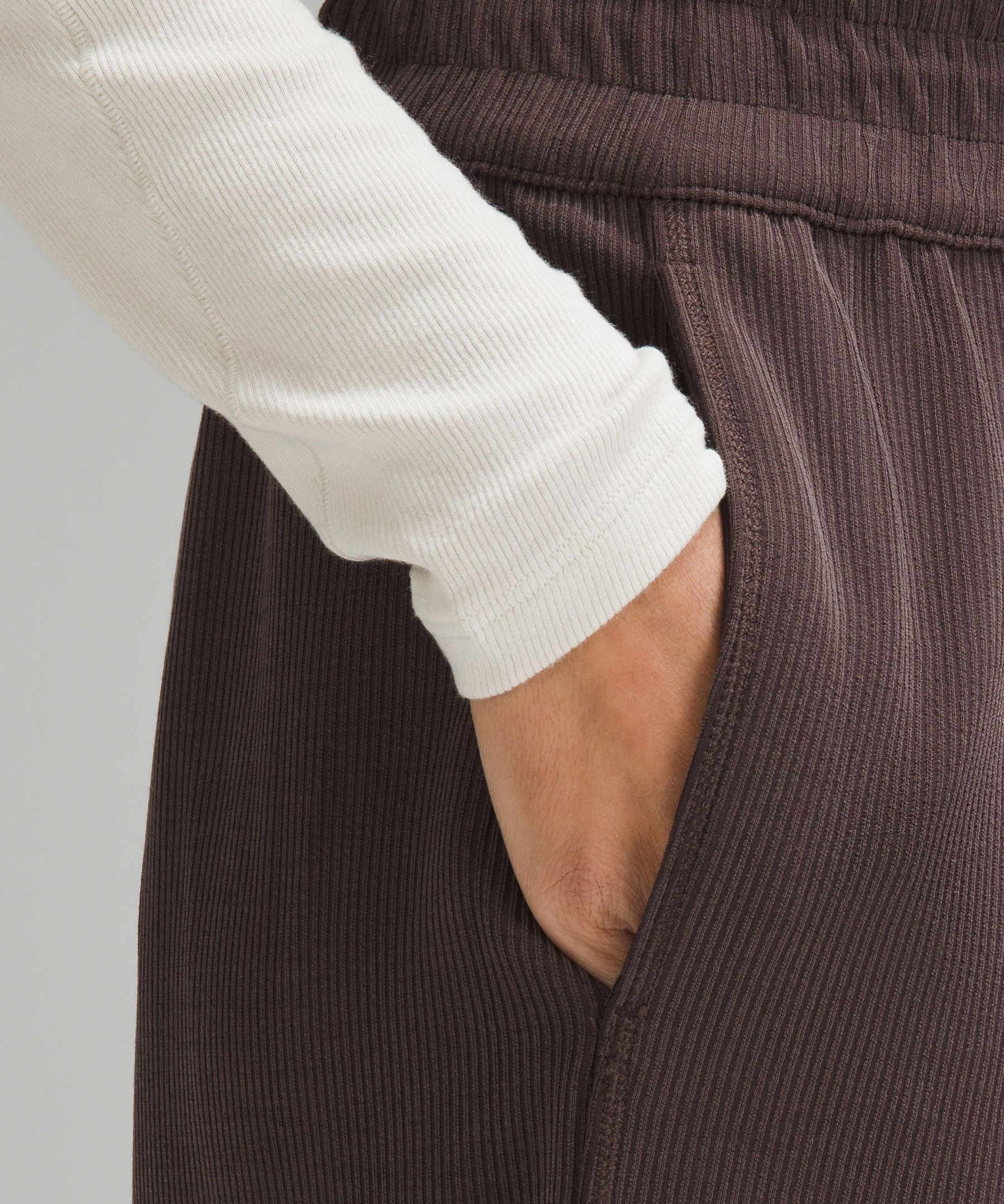 Ribbed Softstreme Mid-Rise Pant 32.5, Women's Pants, lululemon