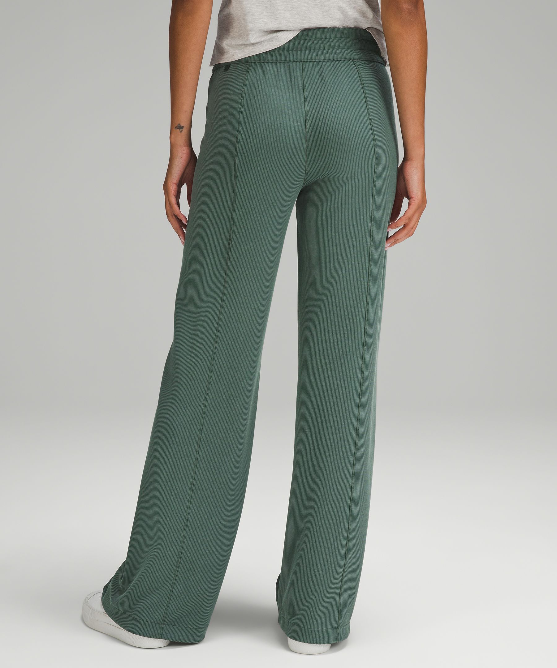 Ribbed Softstreme Mid-Rise Pant 32.5, Women's Pants