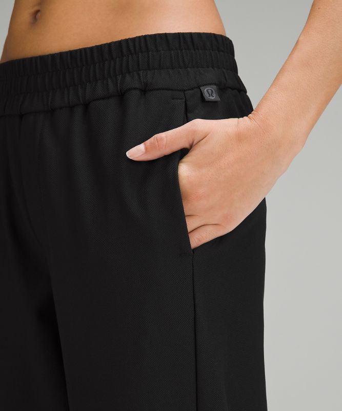 Pantalones deportivos lululemon lab de tejido cupro elástico con abertura, 81 cm