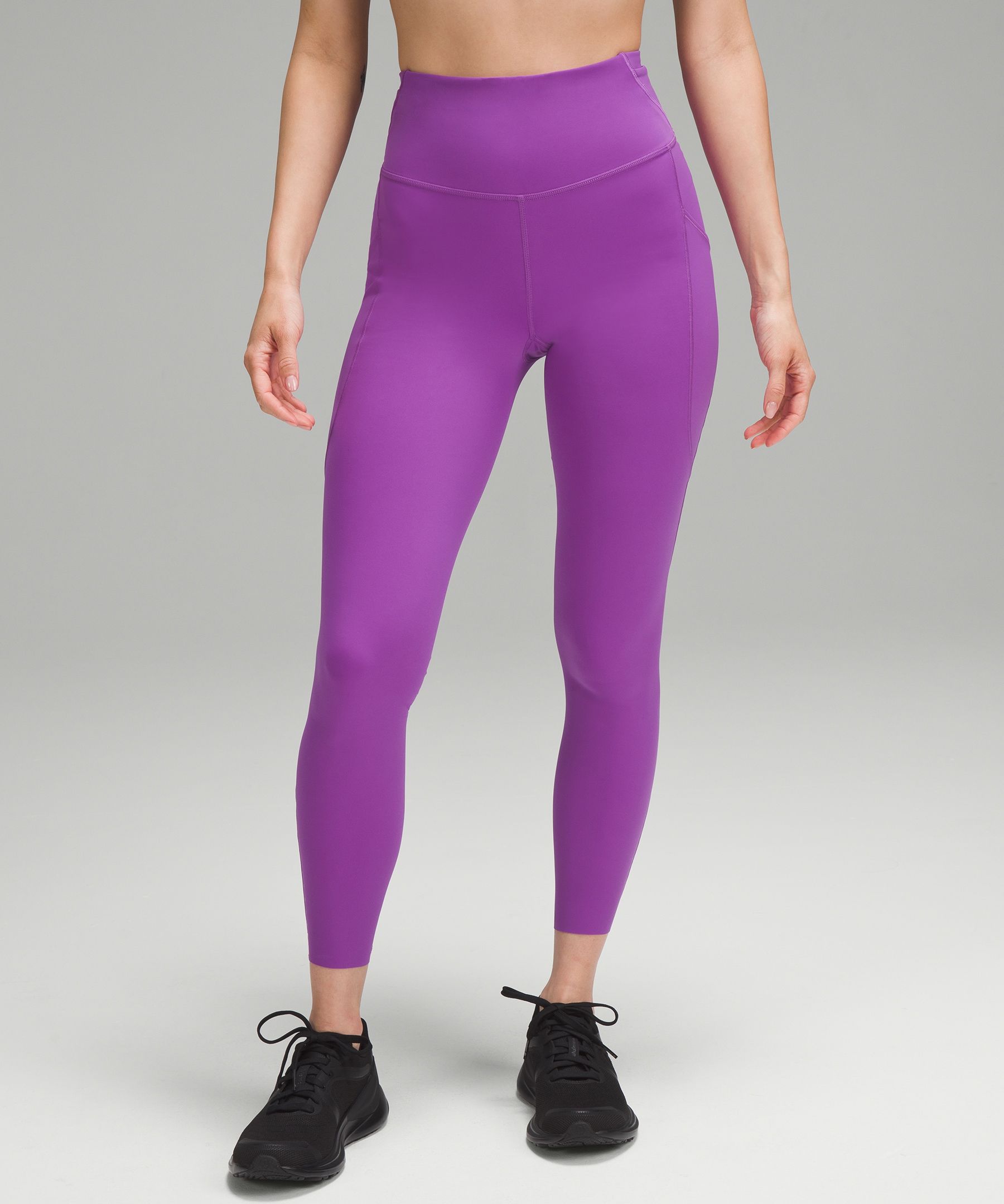 NEW LULULEMON Fast Free 25 Tight 10 12 Violet Red