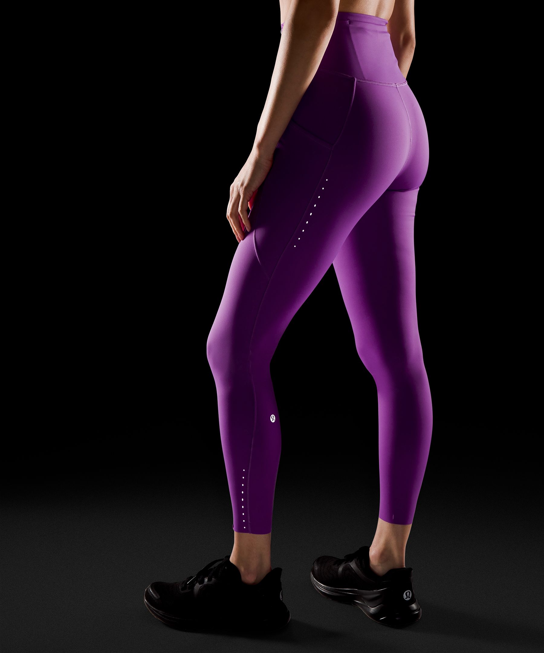 Lululemon Fast and Free High-Rise Tight 25” Pockets *Updated - Carbon Dust  - lulu fanatics