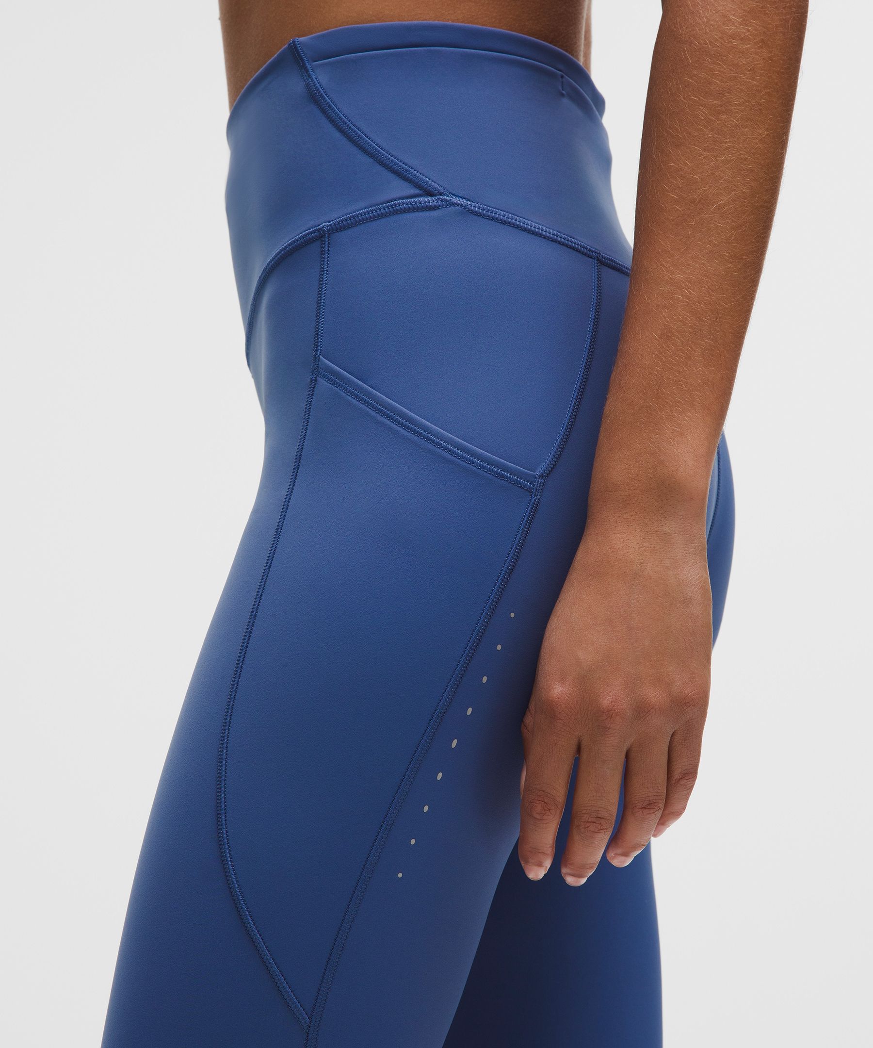 Lululemon Fast And Free High-rise Tight 25" In Blue