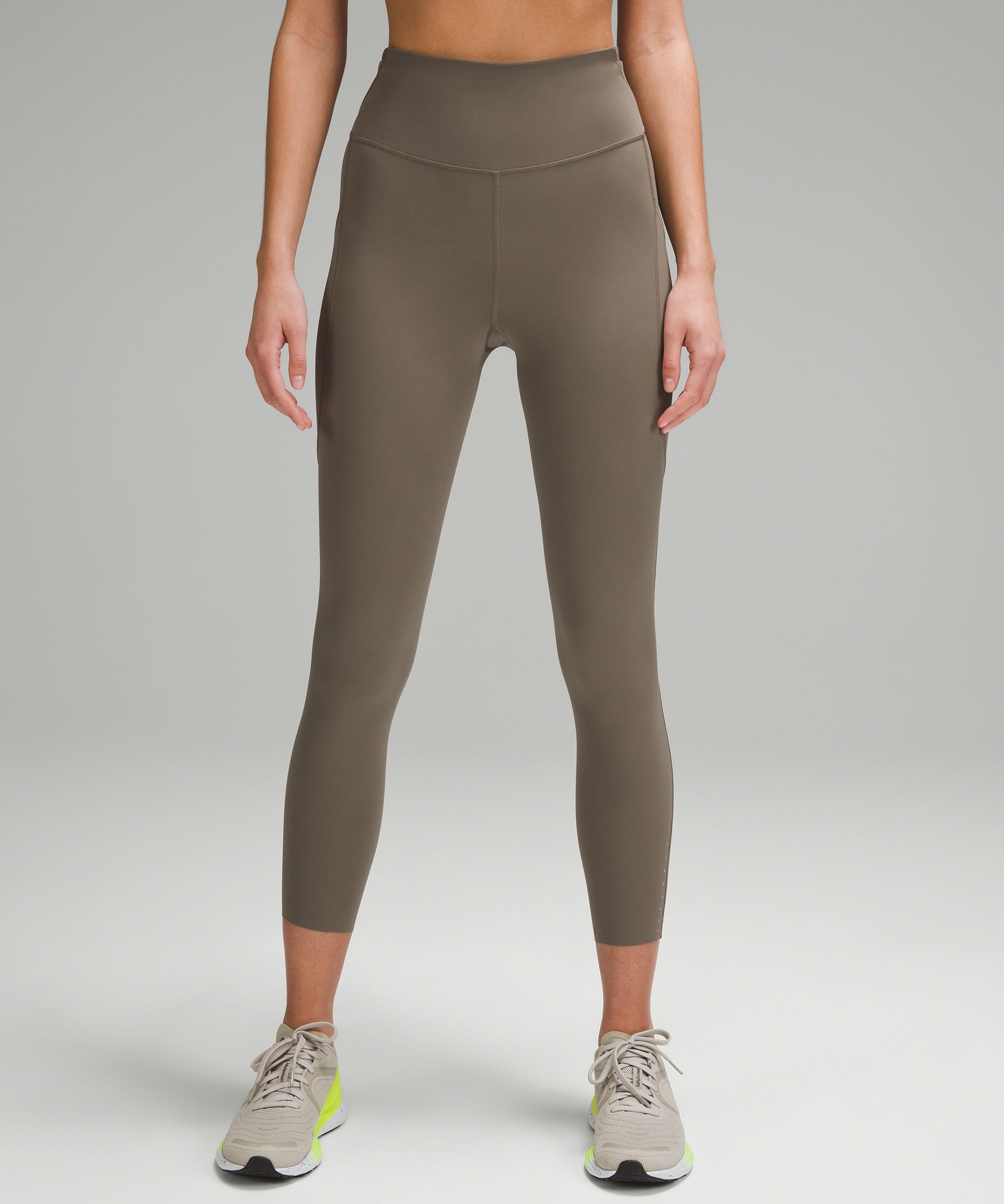 Shop Lululemon Fast And Free High-rise Leggings 25" Pockets